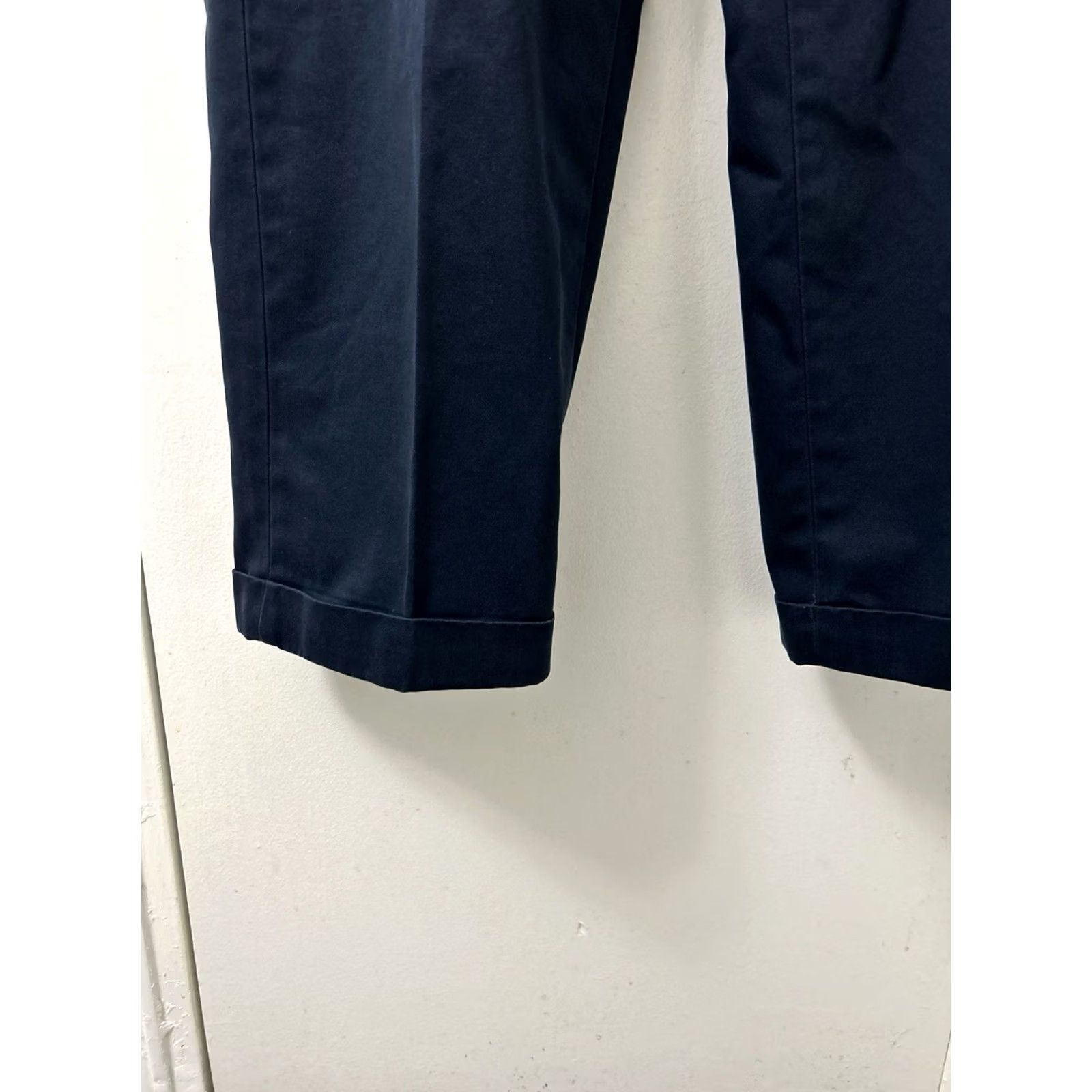 Brooks Brothers Brooks Brothers 346 Advantage Chino Elliot Pants Mens 40x30 Navy Pleated Cuffed Size US 40 / EU 56 - 5 Thumbnail