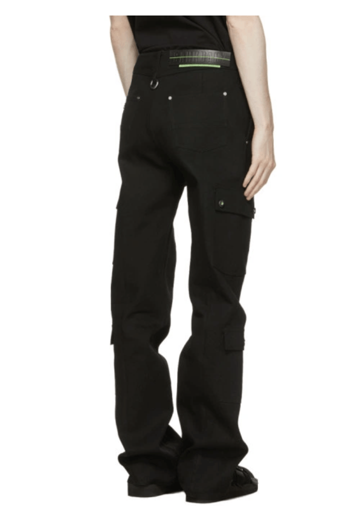 Sankuanz Sankuanz Black Exposed Zipper Cargo Pants Size US 32 / EU 48 - 3 Thumbnail