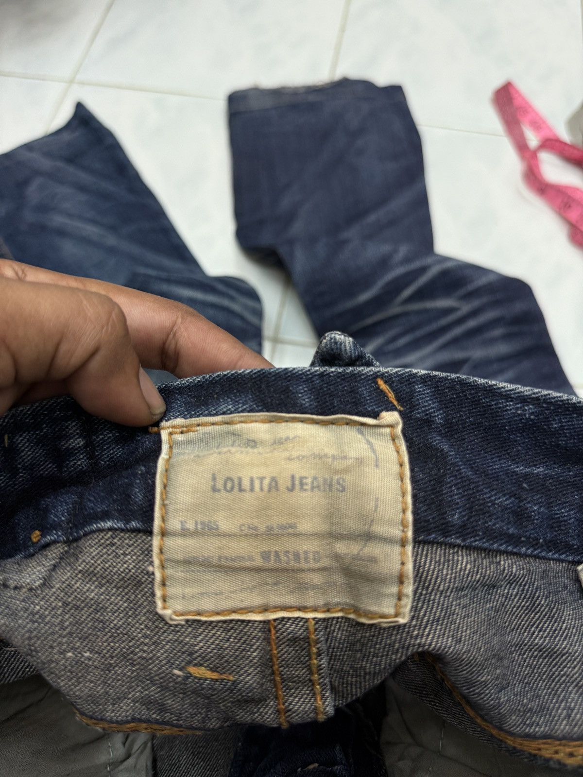 14th Addiction 🔥🔥🔥ARCHIVE VINTAGE LOLITA FLARE JEANS Size 26" / US 2 / IT 38 - 7 Thumbnail