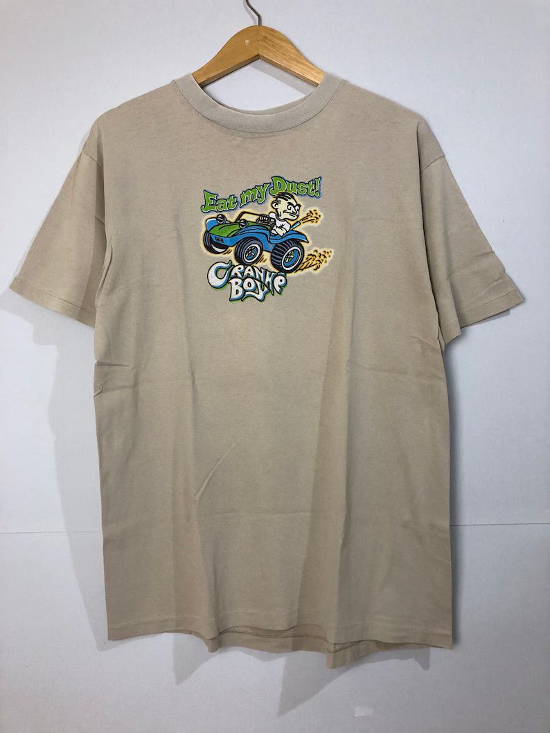 Vintage Vintage Cranke Boy Eat My Dust T-Shirt Size US L / EU 52-54 / 3 - 2 Thumbnail