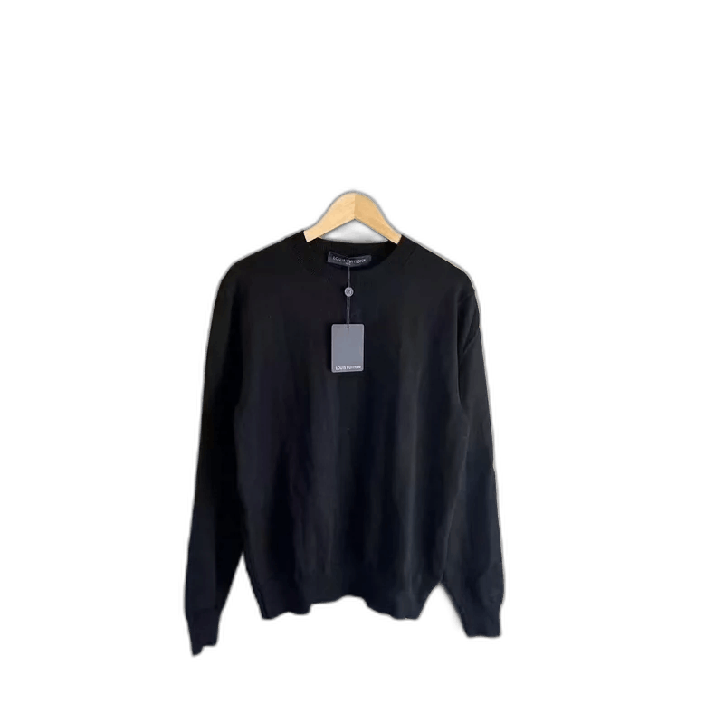 Louis Vuitton Louis Vuitton Black Knit Sweater with Tag-yf Size US S / EU 44-46 / 1 - 1 Thumbnail