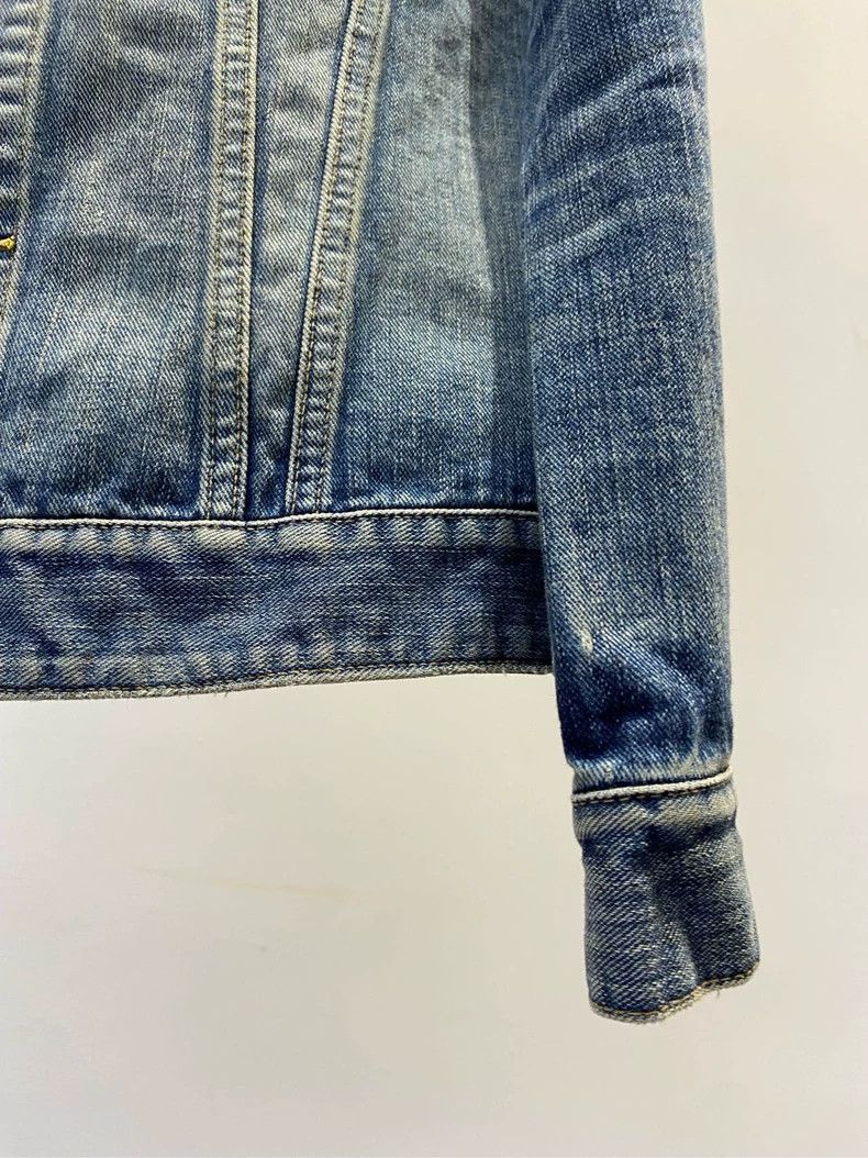 Saint Laurent Paris saint Laurent parisChicago Blue Denim Truck Jacket 2503-Ne Size US S / EU 44-46 / 1 - 5 Thumbnail