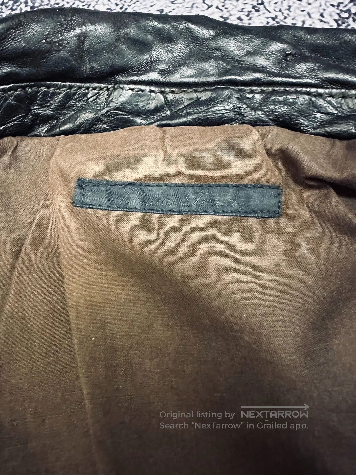 Isamu Katayama Backlash Black Pioneer Lambskin Leather Jacket. Size US M / EU 48-50 / 2 - 7 Thumbnail