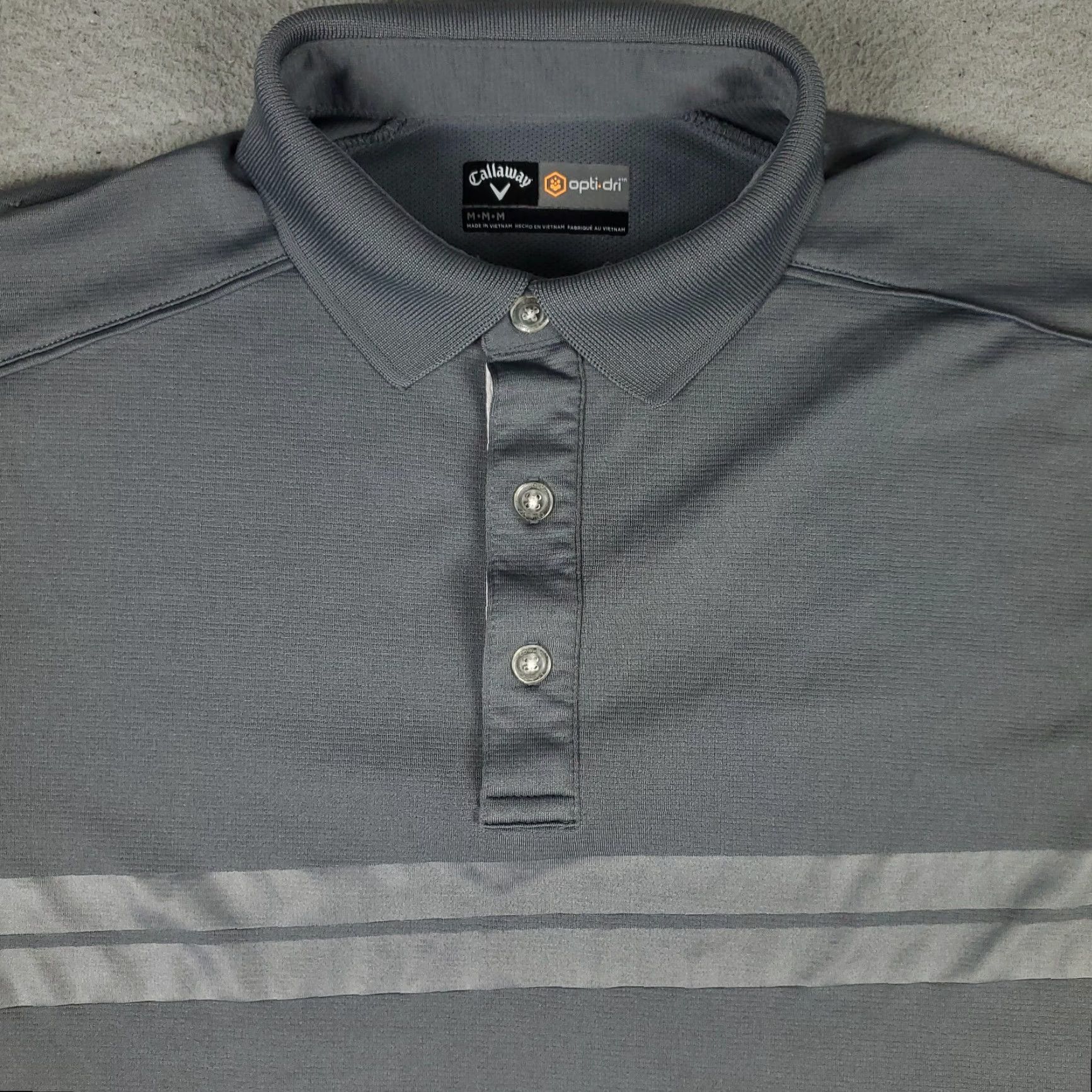 Callaway Callaway Polo Shirt Mens Size Medium Gray Casual Golf Short Sleeve Size US M / EU 48-50 / 2 - 2 Thumbnail