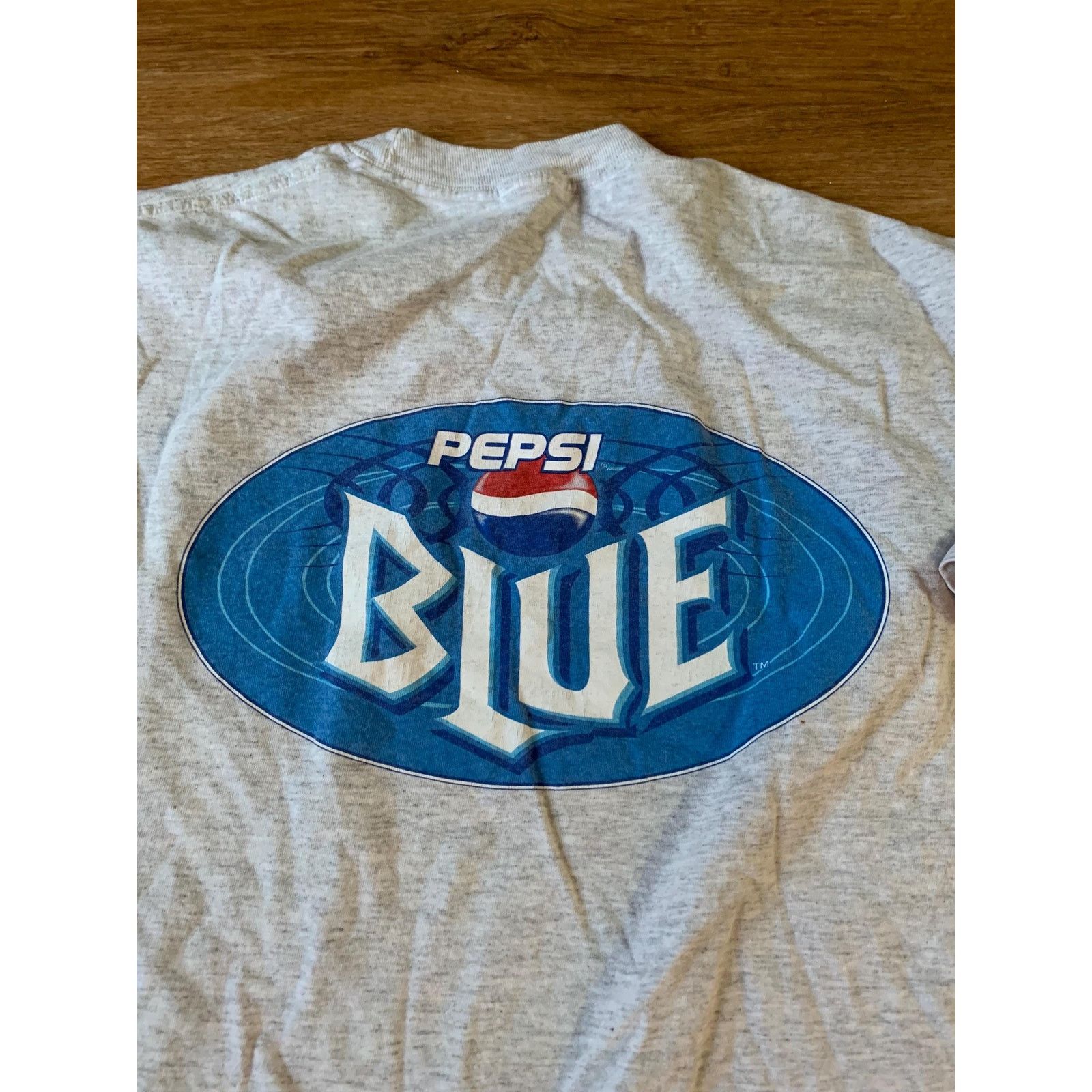 Gildan Vintage Pepsi blue T shirt size xl 1990s 80s Size US XL / EU 56 / 4 - 5 Thumbnail