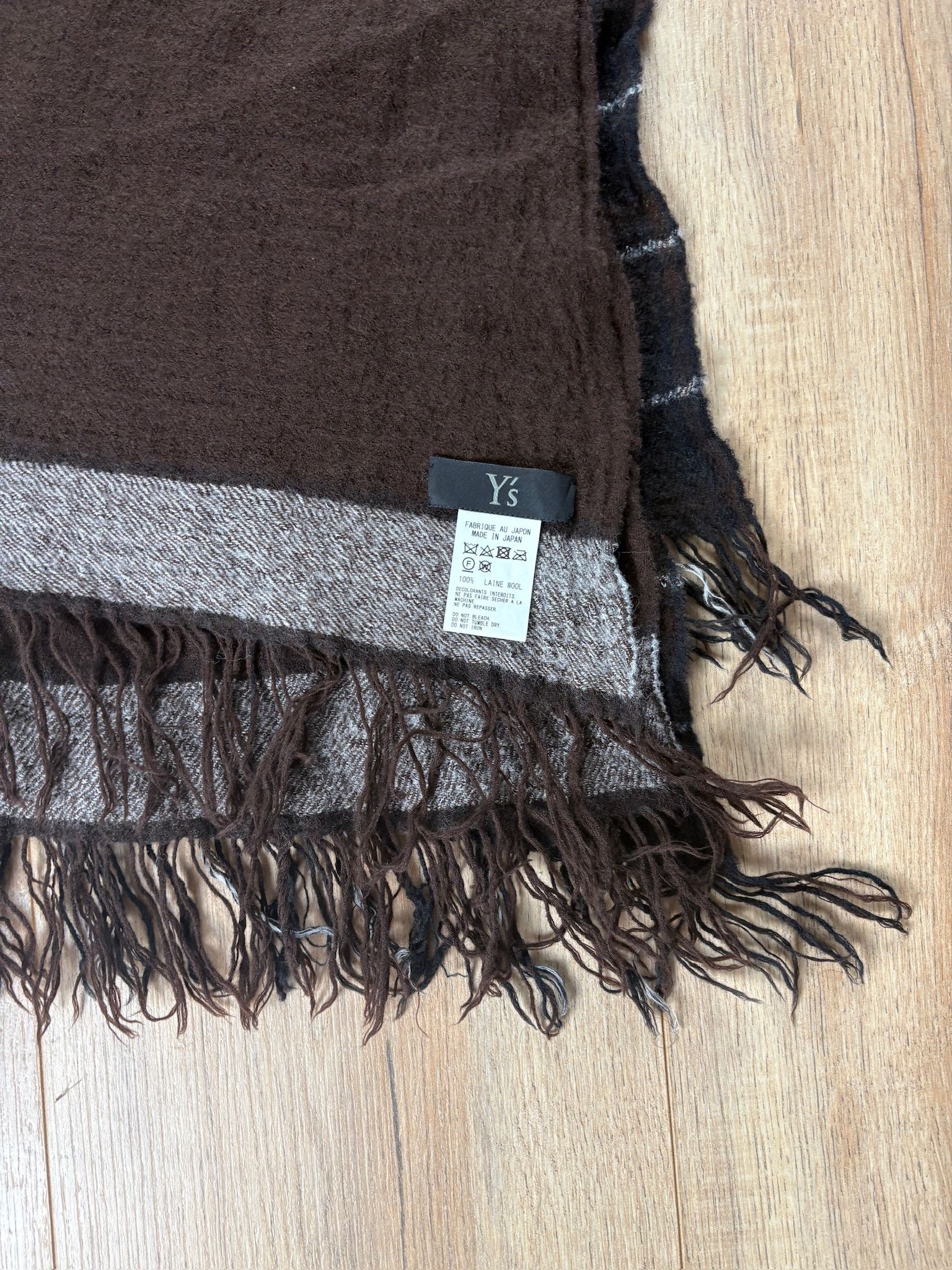 Yohji Yamamoto AW10 Yohji Yamamoto Y's Oversized Scarf Size ONE SIZE - 2 Thumbnail
