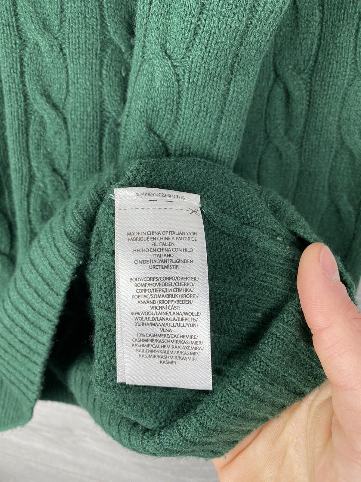 Polo Ralph Lauren Womans Vintage Polo Ralph Lauren Wool Knited Sweater Size S / US 4 / IT 40 - 8 Thumbnail