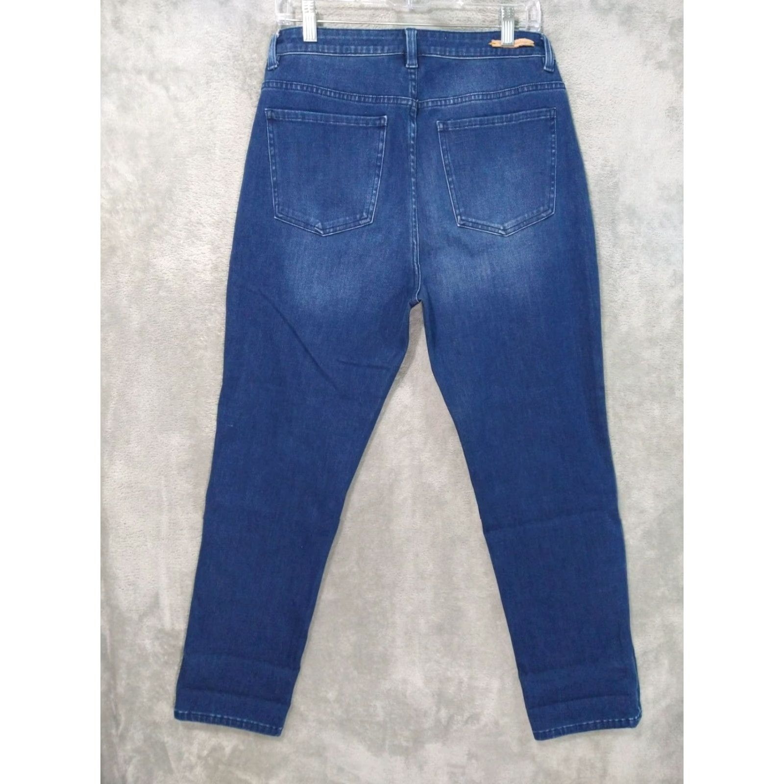 Soft Surroundings Soft Surroundings Jeans Womens 8 Blue Denim Skinny High Rise Dark Wash Stretch Size 30" / US 8 / IT 44 - 2 Thumbnail