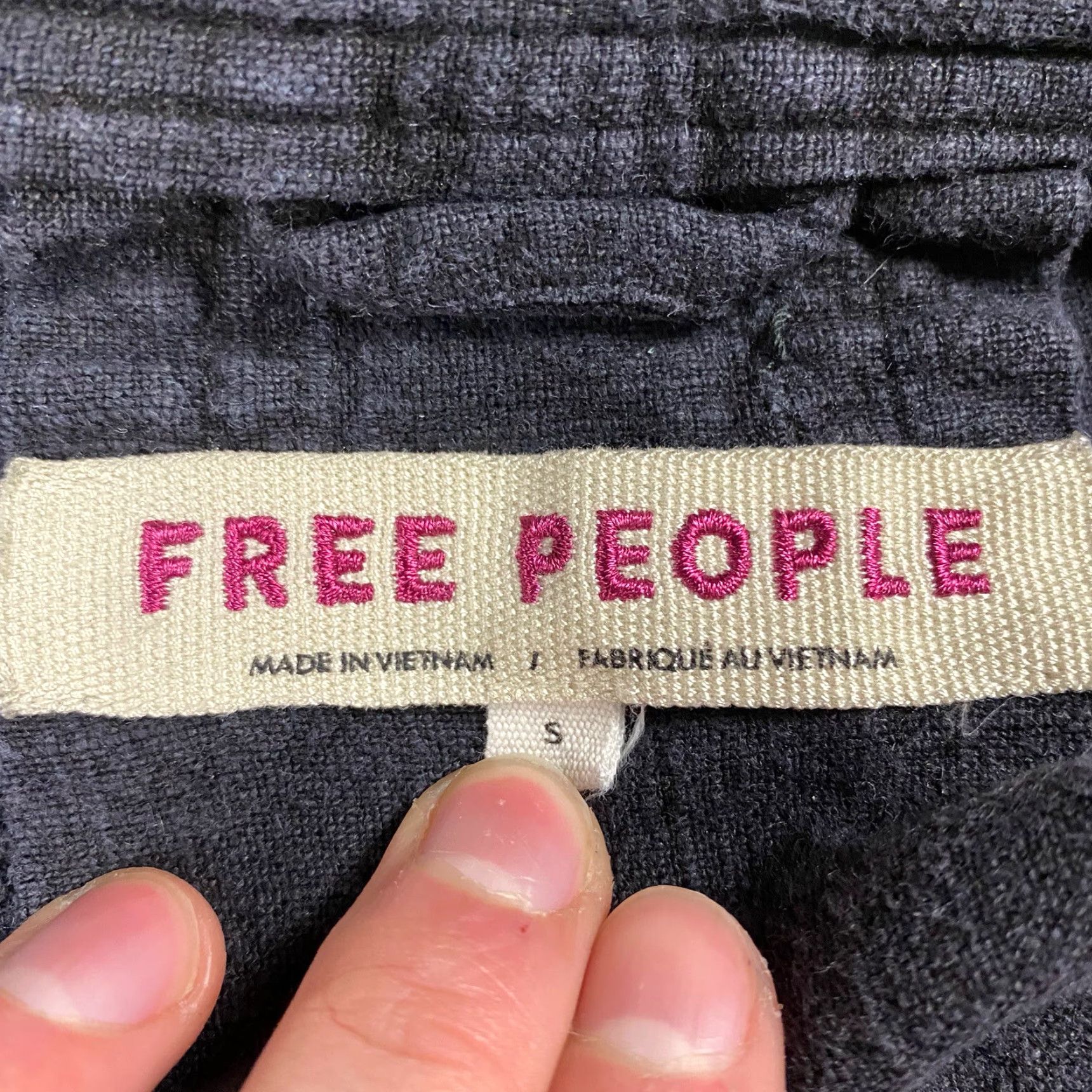 Free People Free People Jayde Safari Jacket Womens Small Black Linen/Viscose Bohemian Boho Jacket Size S / US 4 / IT 40 - 7 Thumbnail