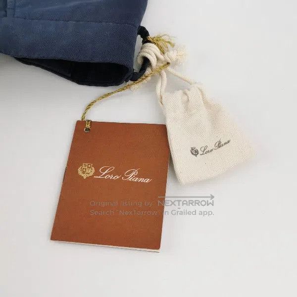 Loro Piana Loro Piana M Navy Straight-Leg Pants. Size US 36 / EU 52 - 1 Thumbnail