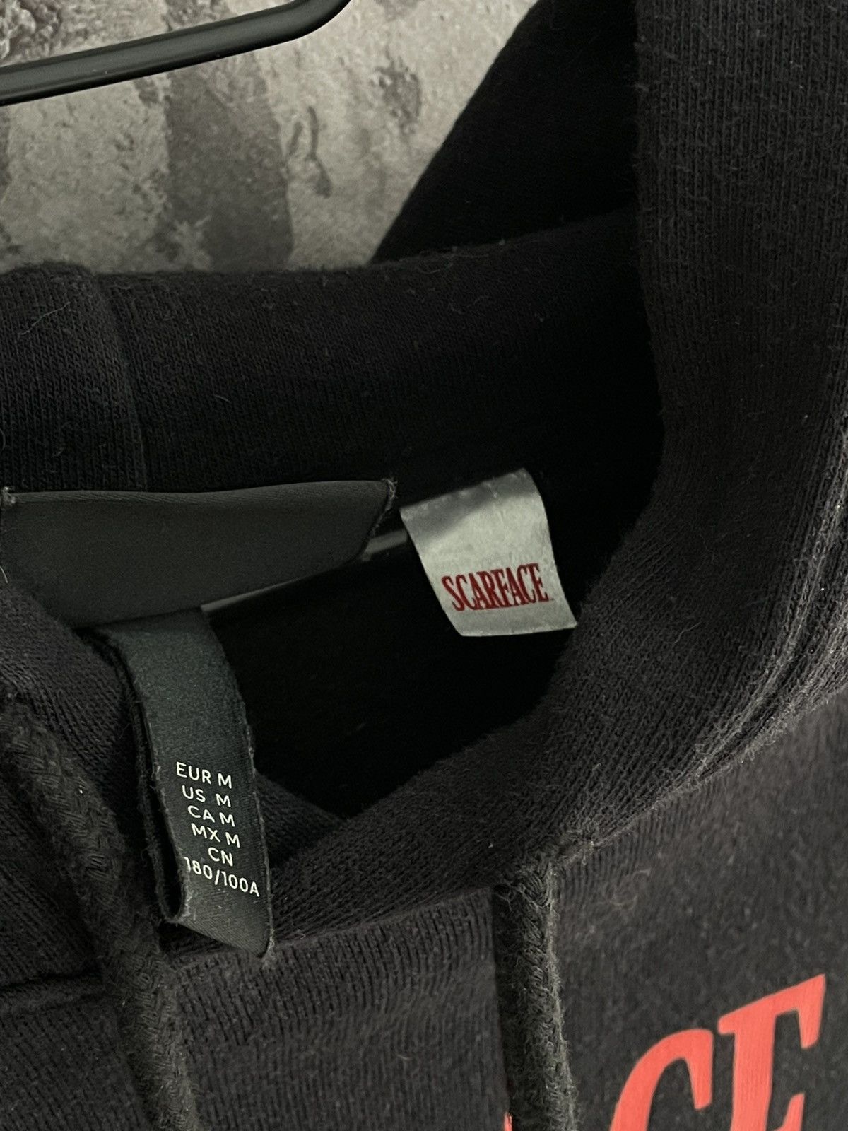 Vintage Vintage Scarface Faded Hoodie Y2K Hype Movie Retro Size US M / EU 48-50 / 2 - 8 Thumbnail