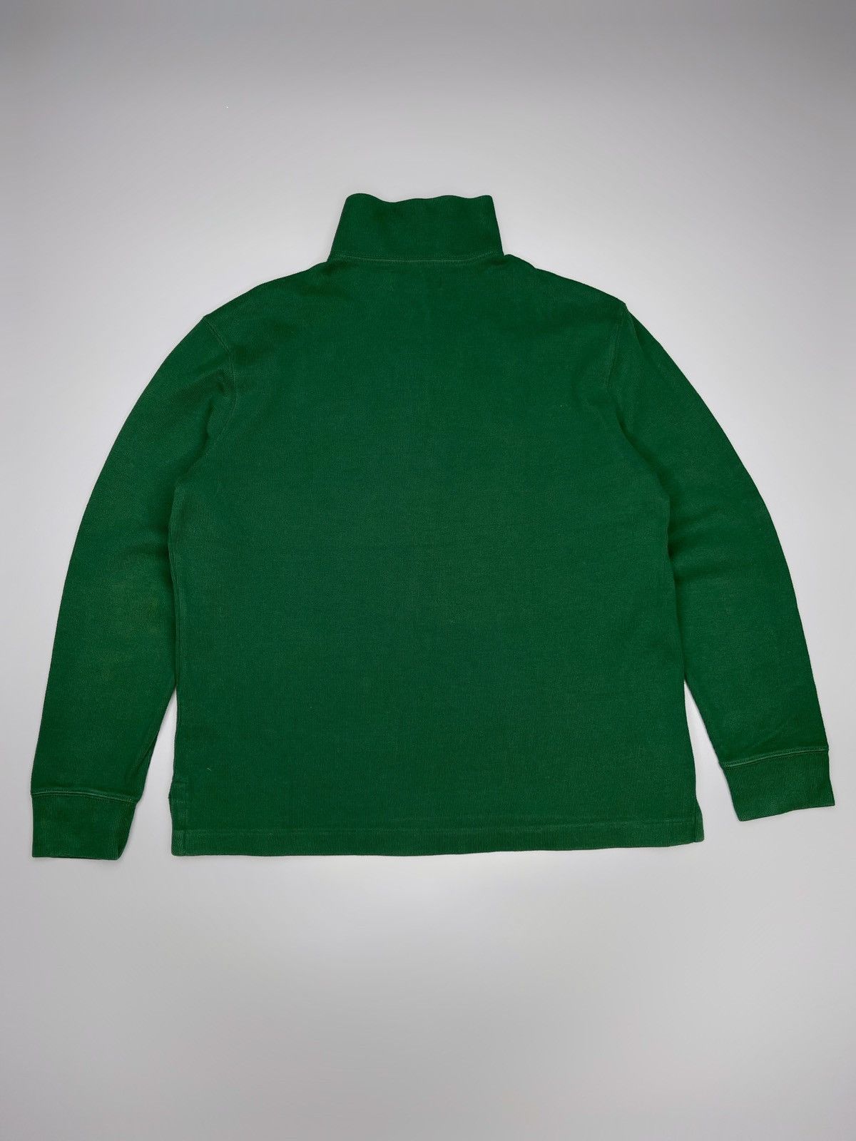 Polo Ralph Lauren × Vintage Vintage Polo Ralph Lauren 1/4 Zip Sweater Green Size US M / EU 48-50 / 2 - 7 Thumbnail