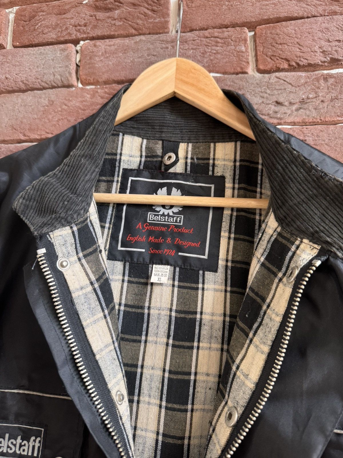 Belstaff Belstaff Nylon Windbreaker jacket vintage casual XL BLACK Size US XL / EU 56 / 4 - 8 Thumbnail