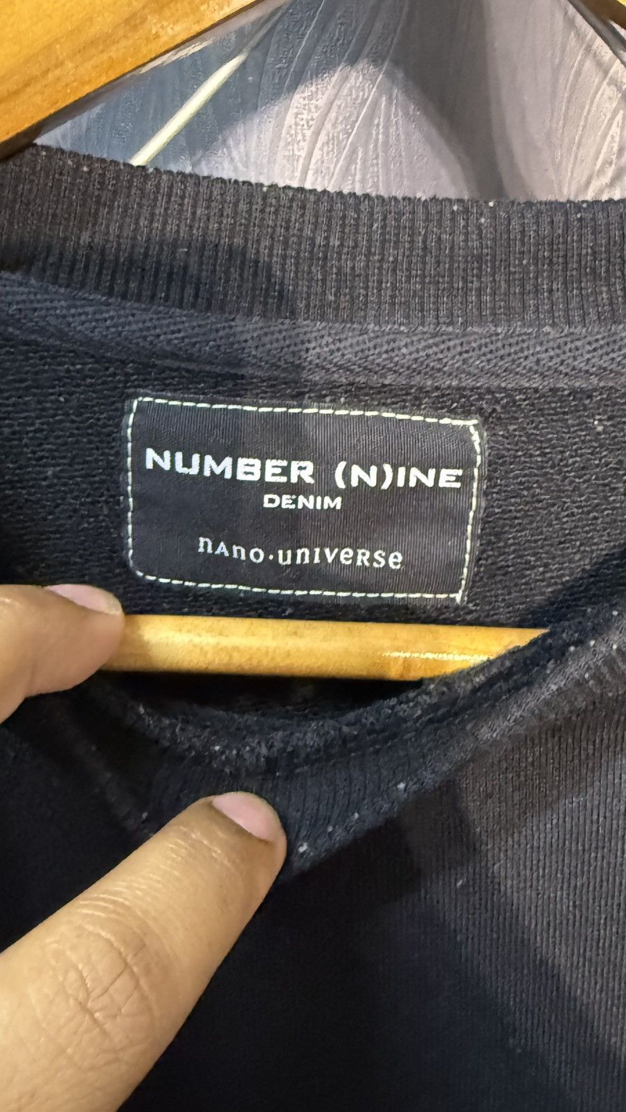 Number (N)ine ‼️NEED GONE‼️Number (N)ine x Nano Universe Sweatshirt Crewneck Size US M / EU 48-50 / 2 - 10 Thumbnail