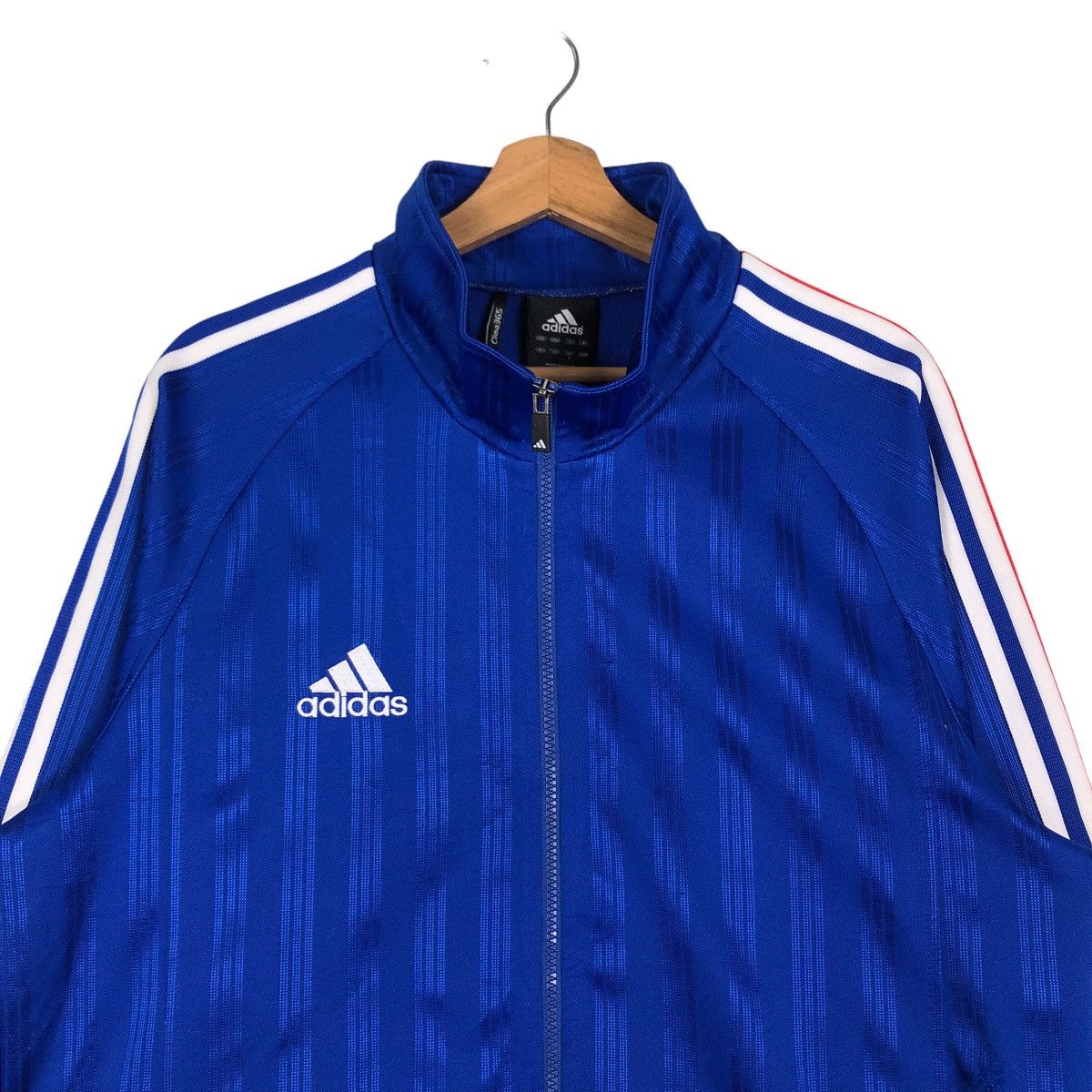 Adidas 🔥Vintage Running Jacket Adidas Big Logo Size US L / EU 52-54 / 3 - 3 Thumbnail