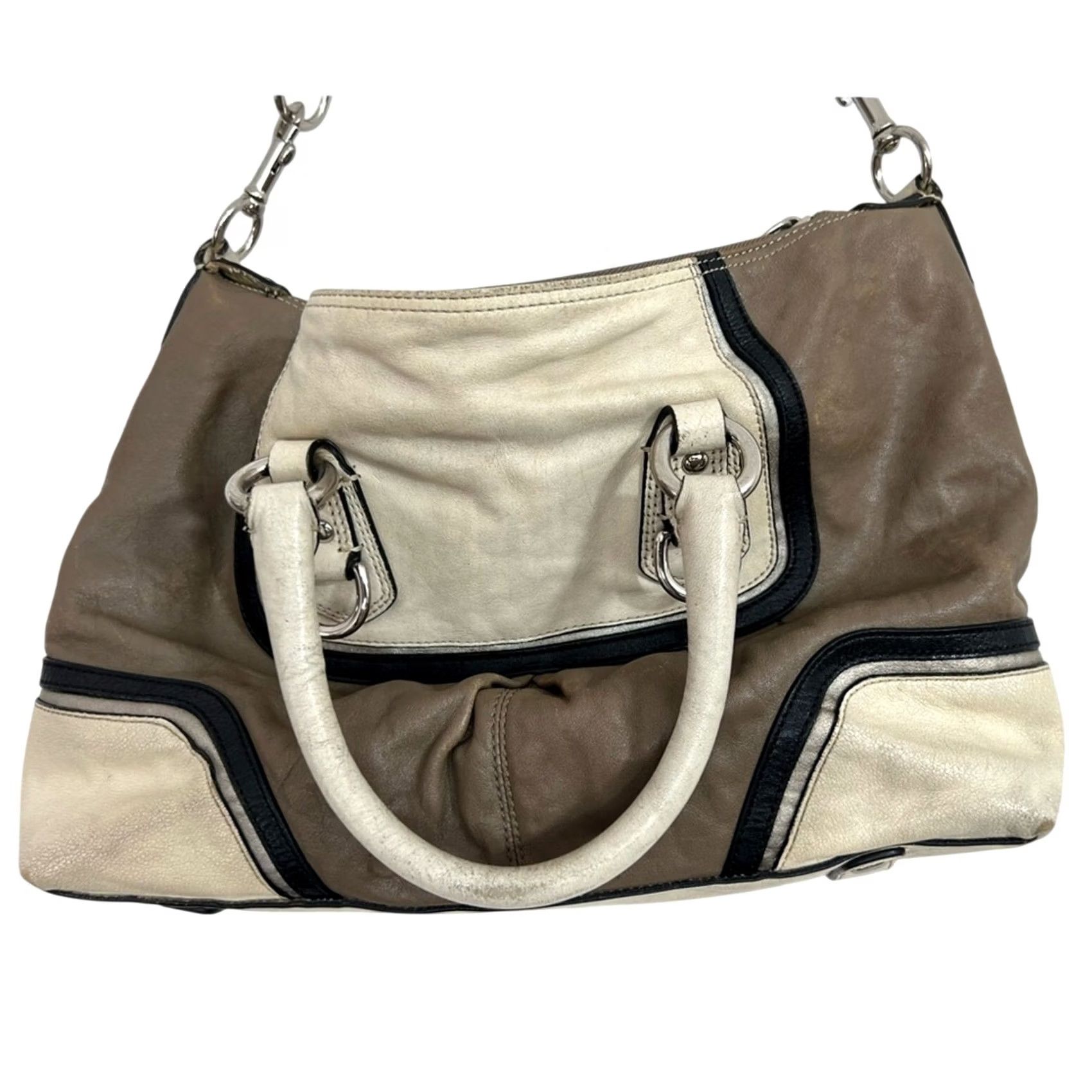 Coach COACH Shoulder Bag Leather Cream Spectator 2-Way Satchel 13x9x4 Womens F17455 Ashely Size ONE SIZE - 4 Thumbnail