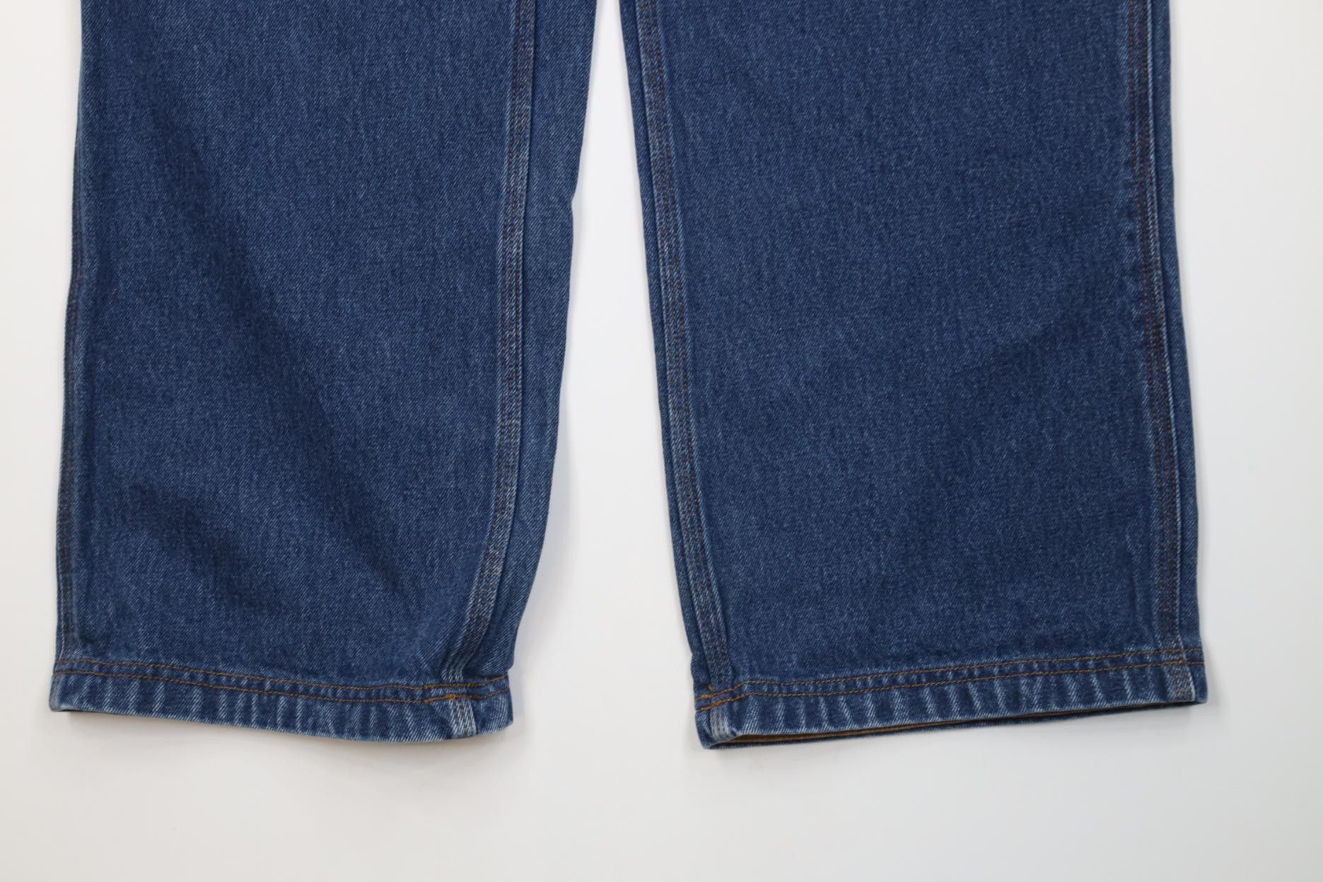 Duluth Trading Company Duluth Trading Co Gusseted Wide Leg Denim Jeans Cotton Size US 38 / EU 54 - 4 Thumbnail