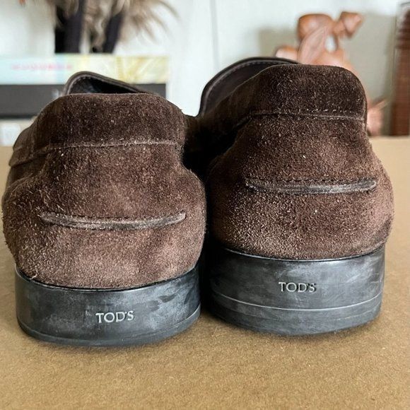 Tod's Tod's Suede Driving Penny Loafers Size US 11 / EU 44 - 6 Thumbnail