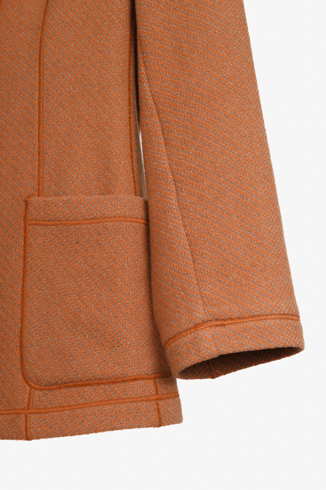 Giorgio Armani Giorgio Armani Brown Orange Wool Cashmere Blazer Size XS / US 0-2 / IT 36-38 - 6 Thumbnail