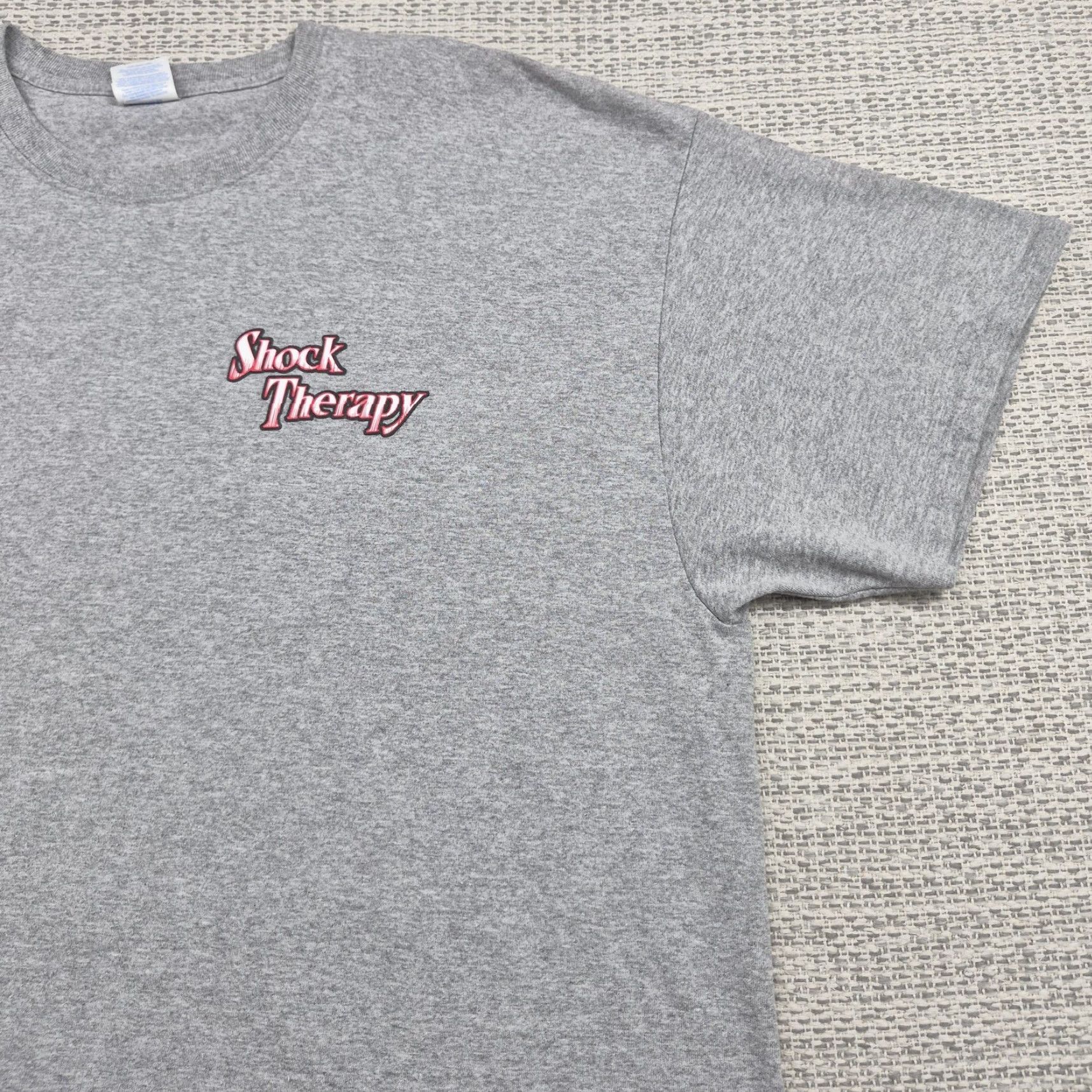 Port & Company Shock Therapy Monster Truck Shirt Mens 2XL Gray Port & Company Graphic Tee Size US XXL / EU 58 / 5 - 5 Thumbnail