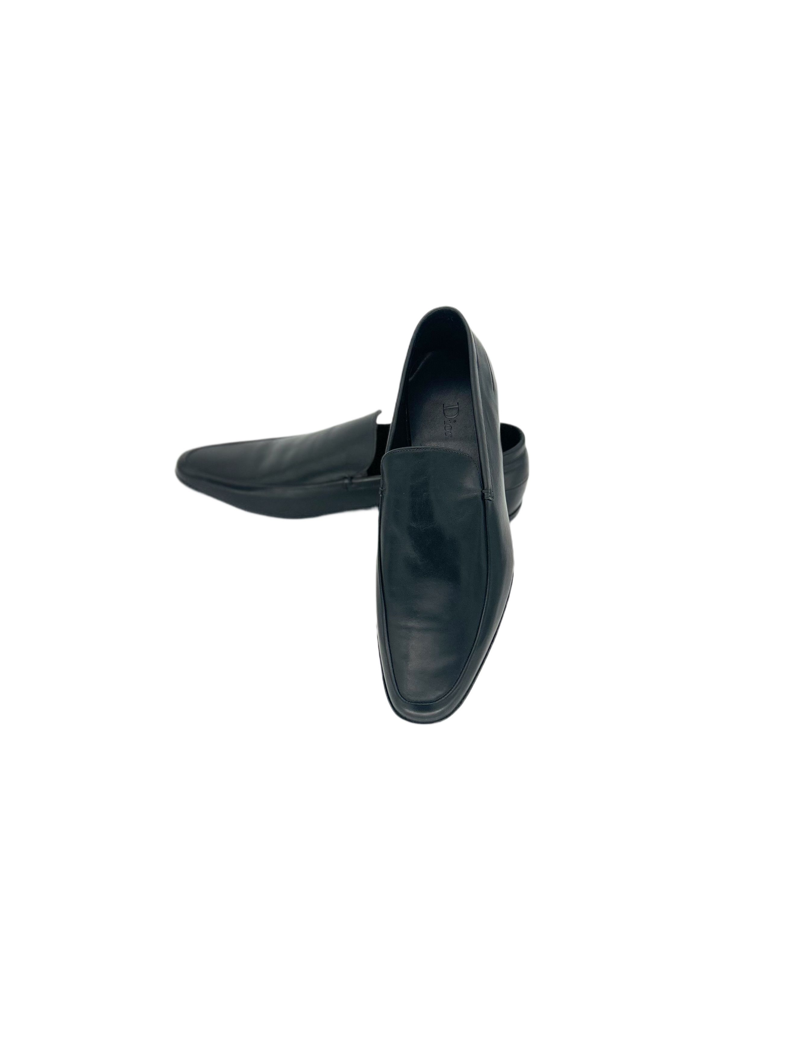 Dior DiorHommeBlackLoaferWithMoldedRubberSole&'Scar'DetailsOnHeel Size US 12 / EU 45 - 5 Thumbnail