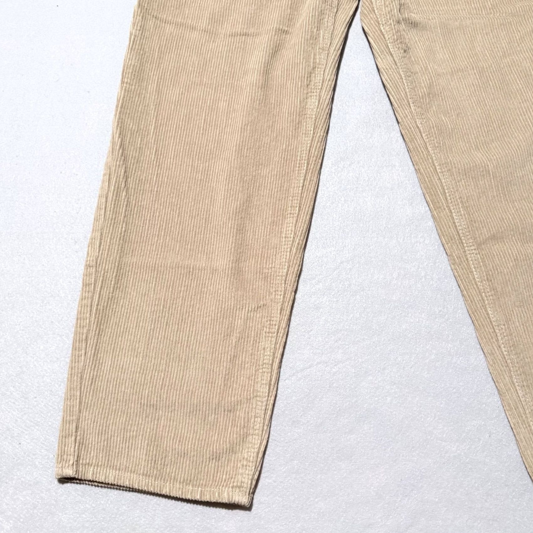 Empyre Empyre Tori Skate Pants Men Khaki Corduroy Mid Rise Relaxed Baggy 33x28 Size US 33 - 5 Thumbnail
