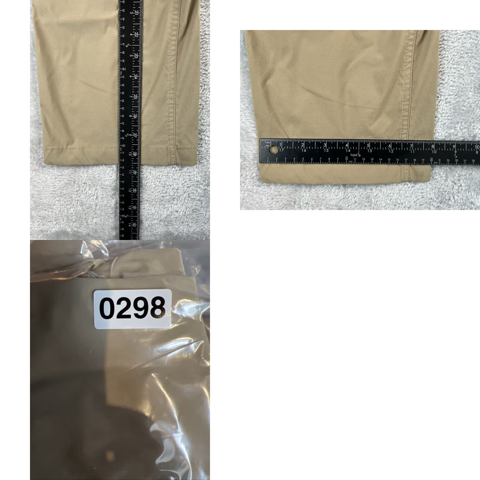 ZeroXposur ZeroXposur Pants Mens Beige 35x28.5 Large Athleisure Minimalist Hiking 90s? Size US 33 - 8 Thumbnail