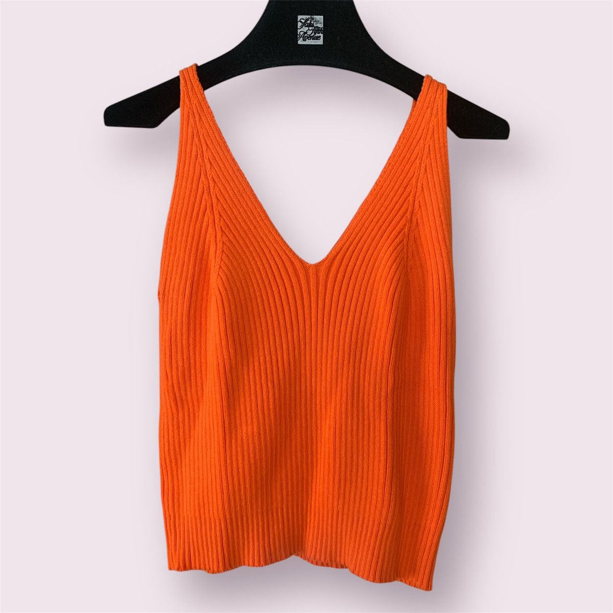 Other NWT Orange Ribbed Tank Top Size M / US 6-8 / IT 42-44 - 1 Thumbnail