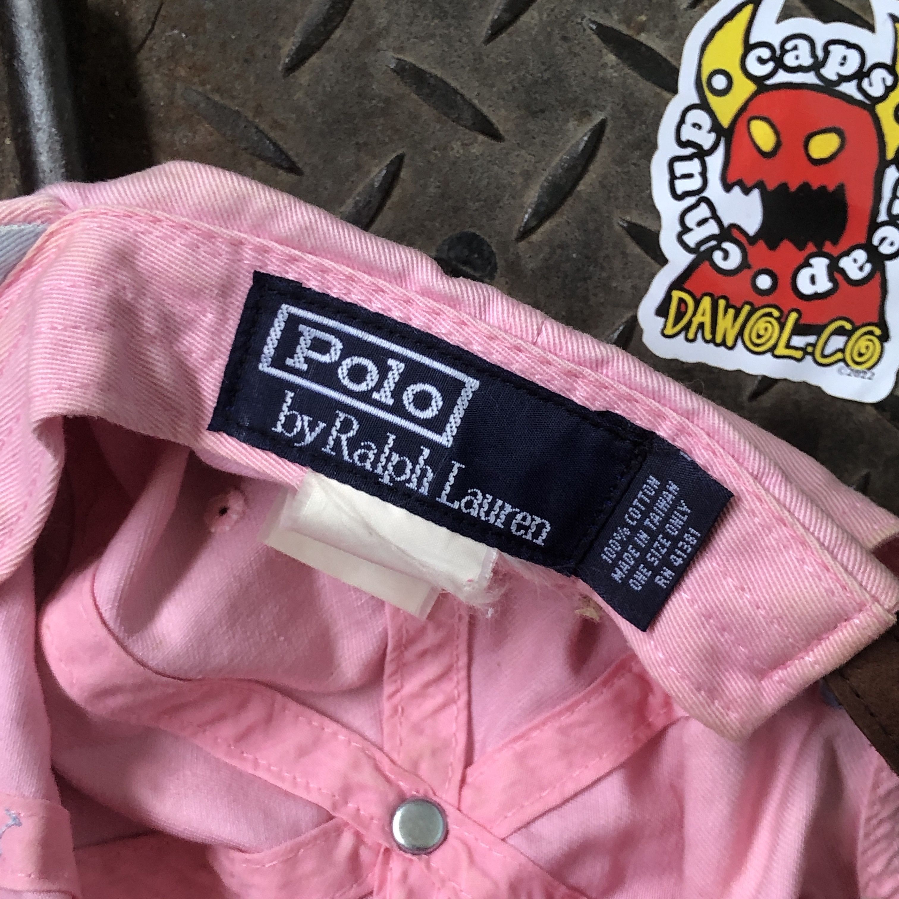 Polo Ralph Lauren Vintage Polo Ralph Lauren Pink Hat Size ONE SIZE - 6 Thumbnail