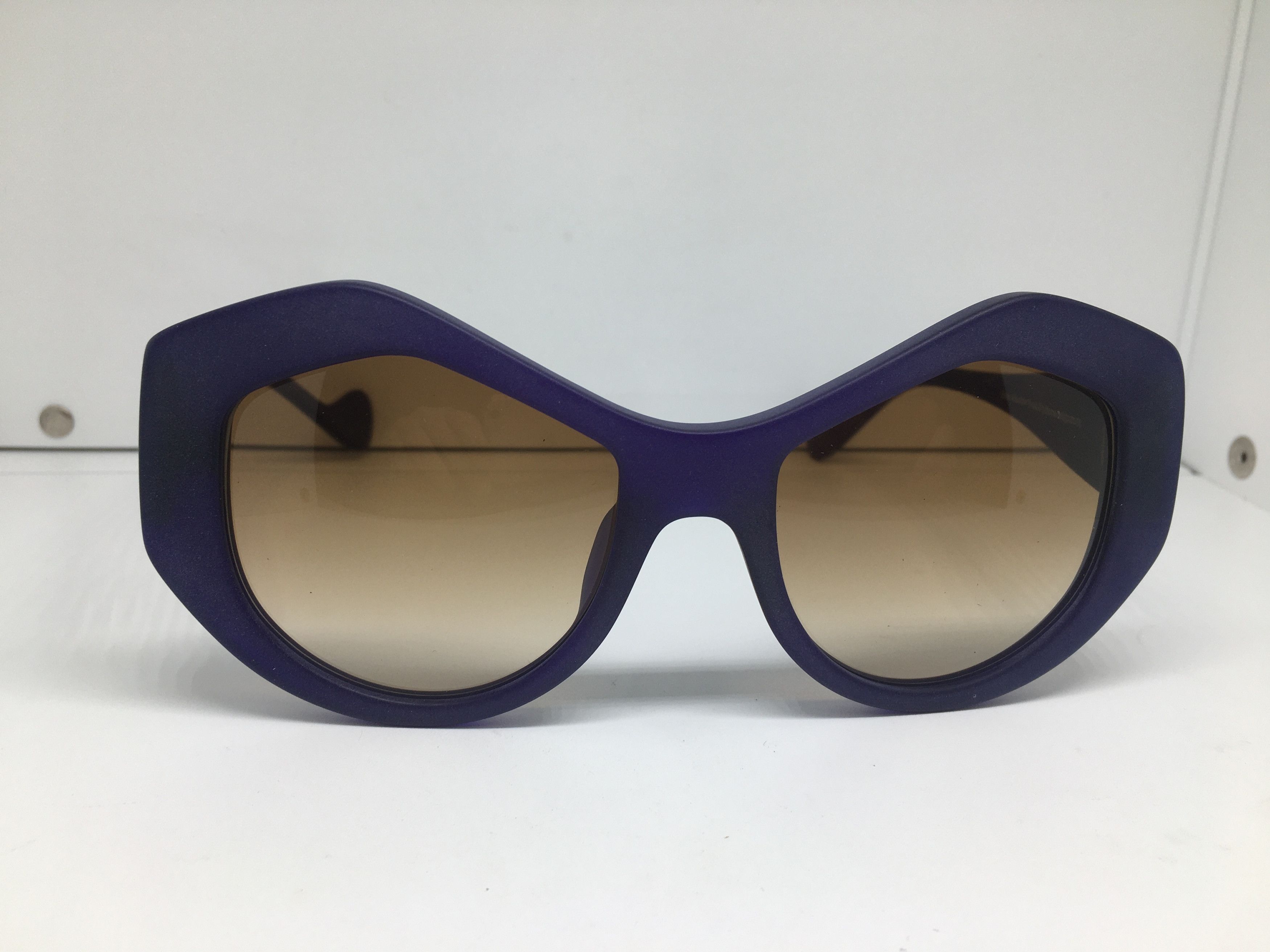 Other Theo Tim Van Steenbergen Purish Blue Cateye Sunglasses Size ONE SIZE - 1 Thumbnail