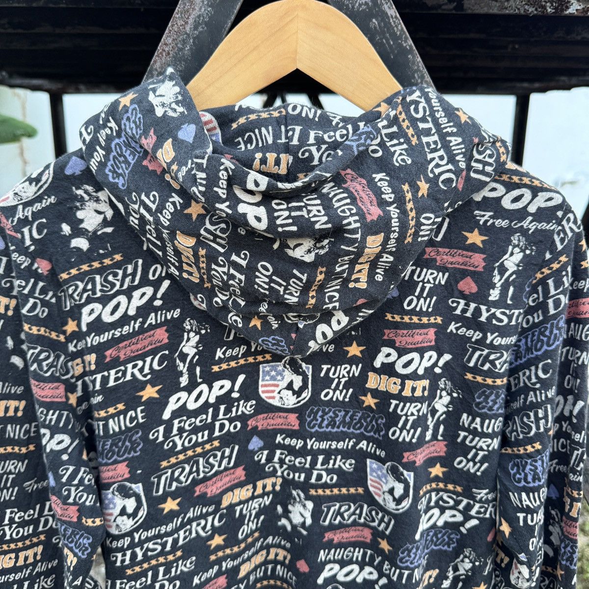 Hysteric Glamour Hysteric Glamour Full Print hoodie Size US S / EU 44-46 / 1 - 5 Thumbnail
