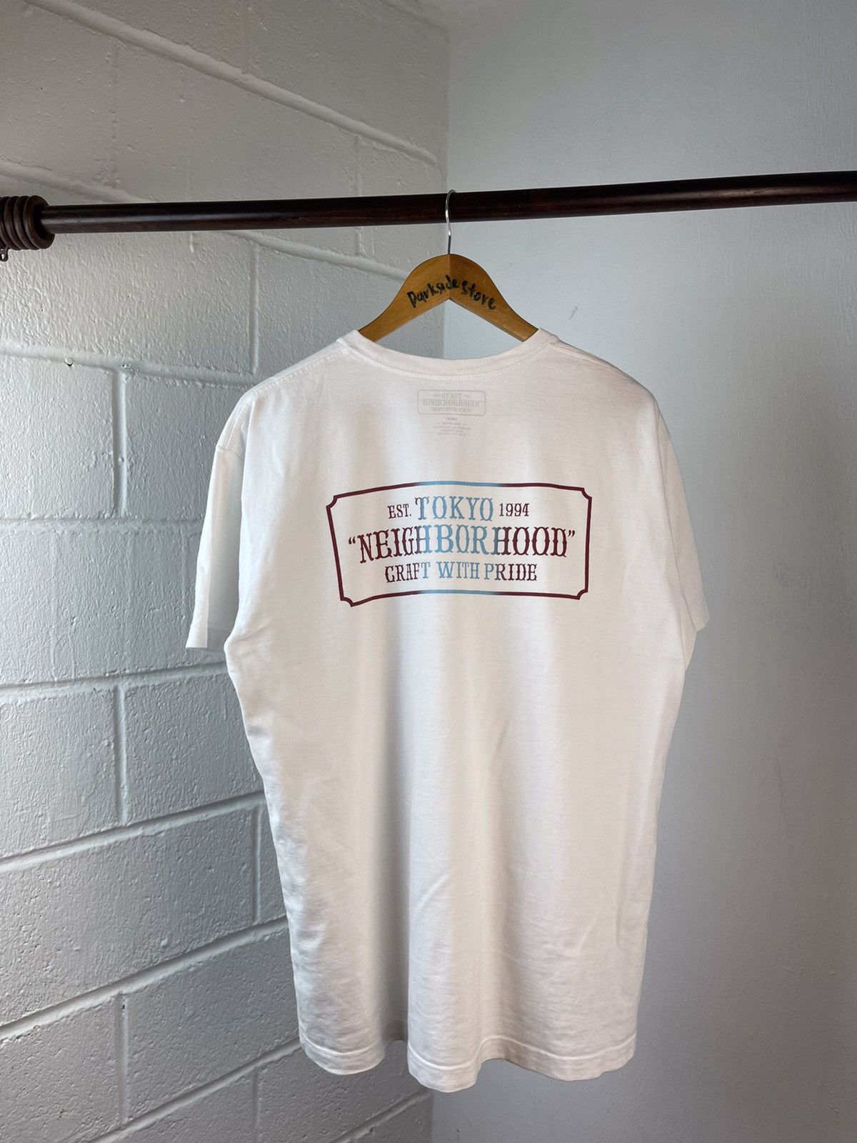 Neighborhood Neighborhood Box Logo Tee Size US L / EU 52-54 / 3 - 1 Thumbnail