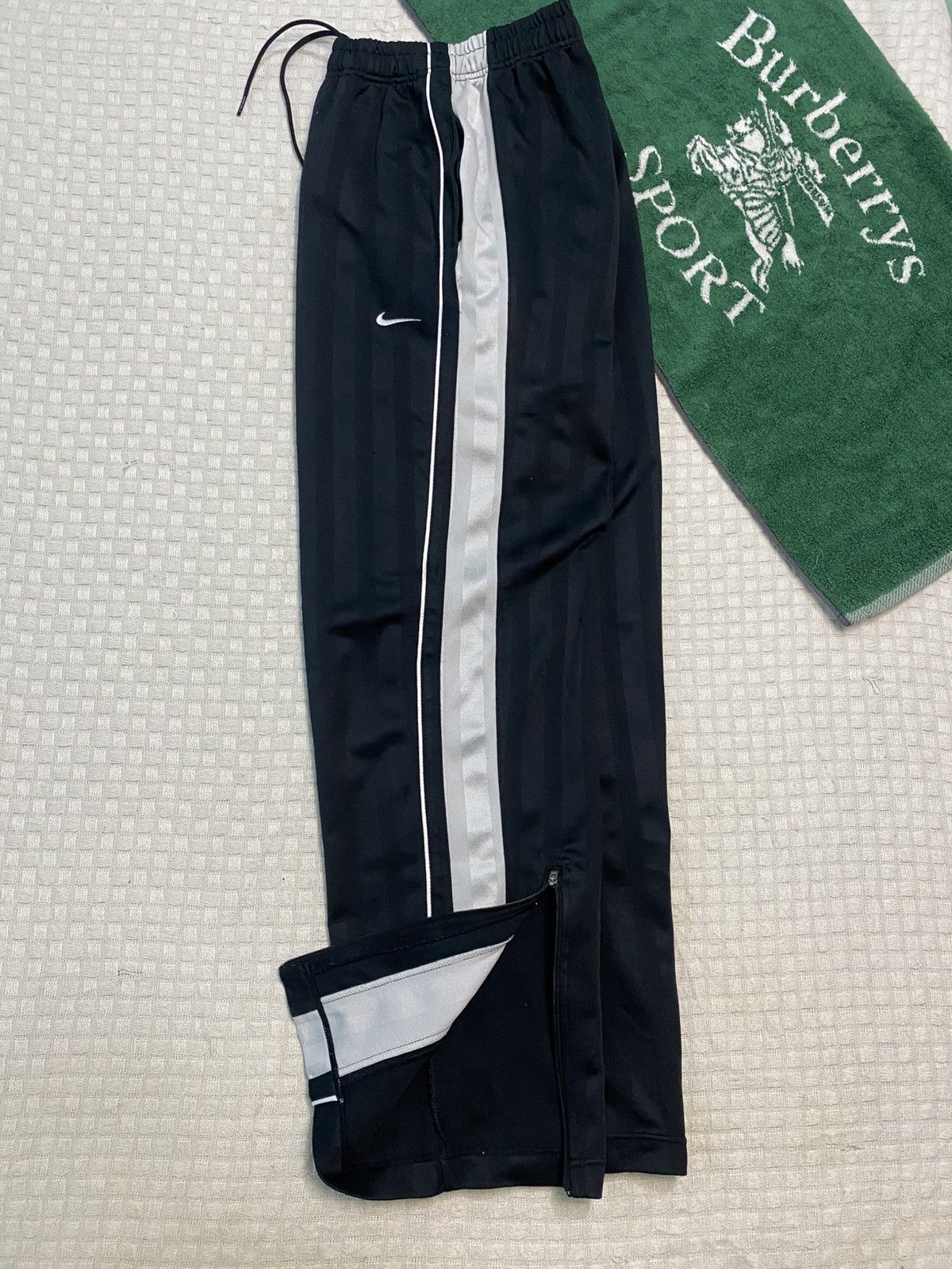Carhartt Wip × Nike 💥 VINTAGE NIKE COURT 90S BAGGY WIDE LEG TRACK PANTS Y2K Size US 34 / EU 50 - 2 Thumbnail