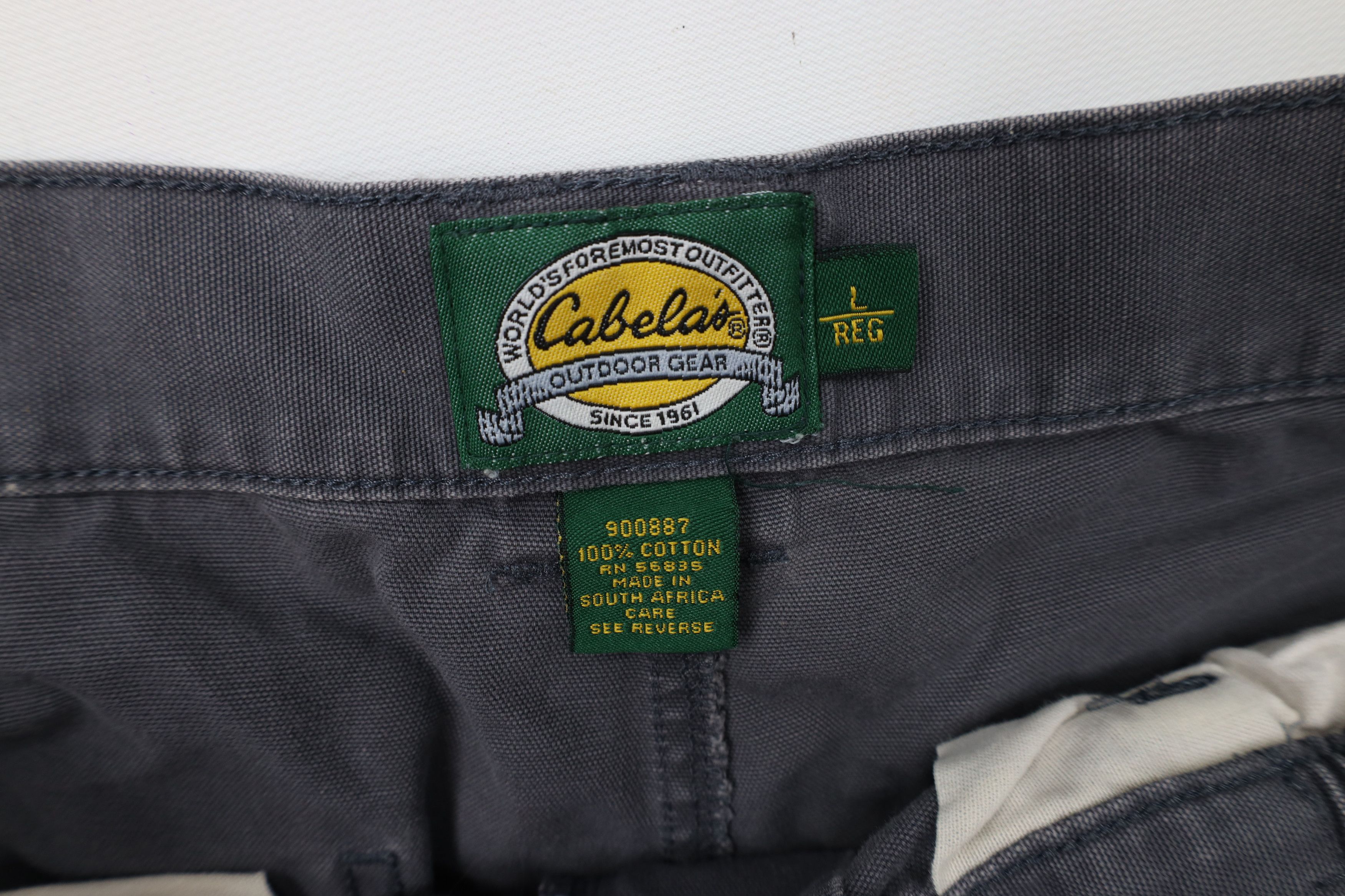 Cabelas Vintage Cabelas Above Knee Trekking Shorts Gray Cotton Size US 34 / EU 50 - 6 Thumbnail