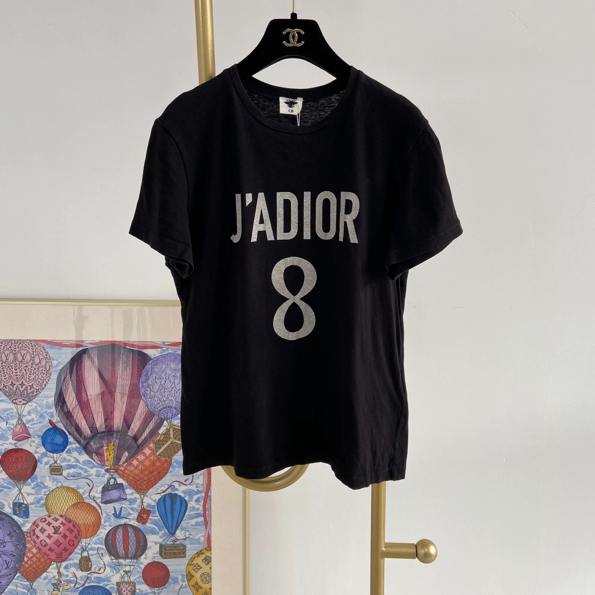 Dior Dior Black Logo Tee M 4874 Size M / US 6-8 / IT 42-44 - 1 Thumbnail