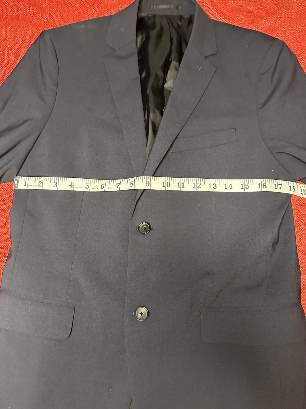 Theory Theory Mens Wellar Stretch Wool Blazer 38R Dark Blue Size 38R - 4 Thumbnail