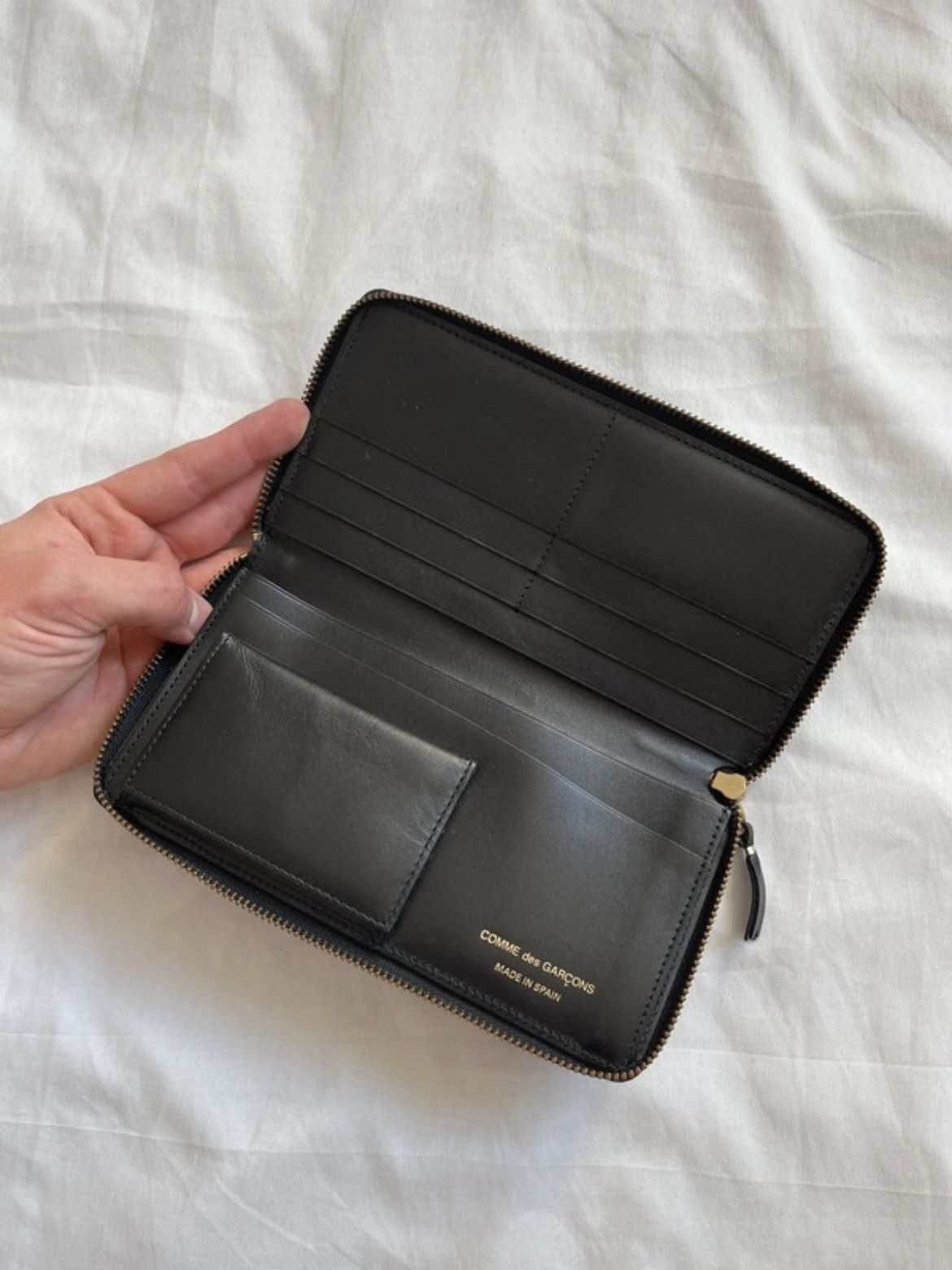 Comme des Garcons Comme des Garçons Embossed Logo leather wallet Size ONE SIZE - 3 Thumbnail