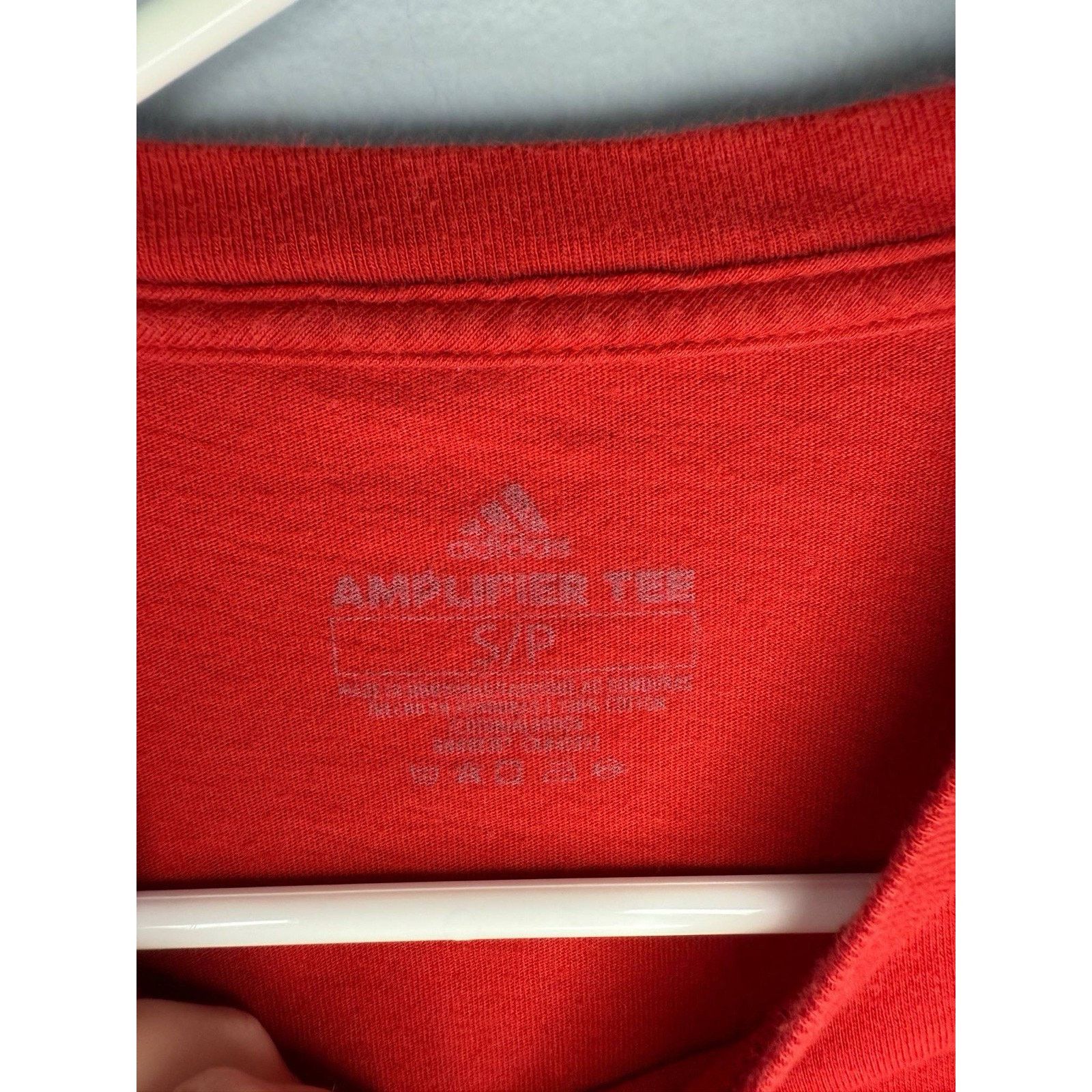 Adidas Adidas Badge Of Sport Logo Long Sleeve Red T-Shirt Men Small Size US S / EU 44-46 / 1 - 3 Thumbnail