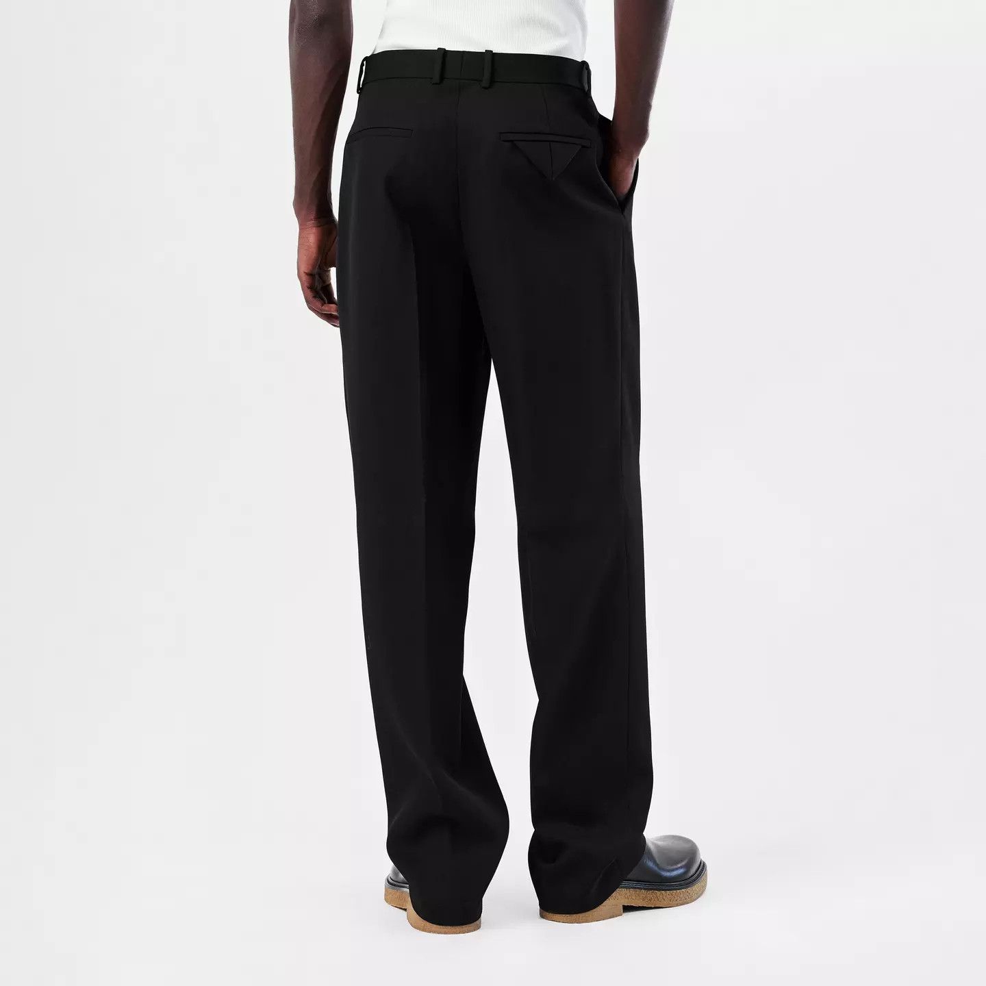 Bottega Veneta o1g2r1mq0426 Twill Trousers in Black Size US 30 / EU 46 - 4 Thumbnail
