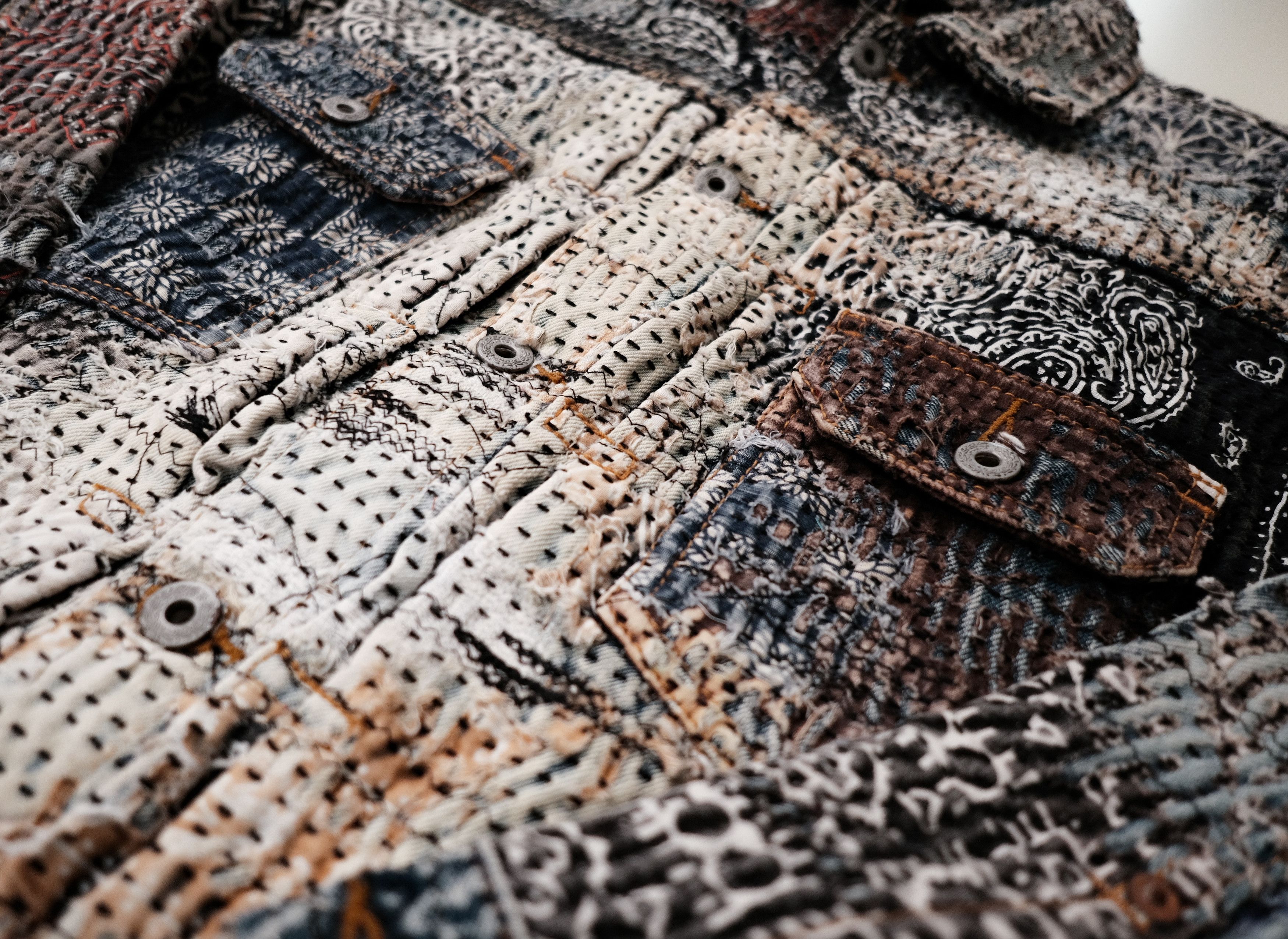 Levi's Jacket Levis 70502xx Selvedge X Sashiko Boro Sorosjacket Size US M / EU 48-50 / 2 - 6 Thumbnail