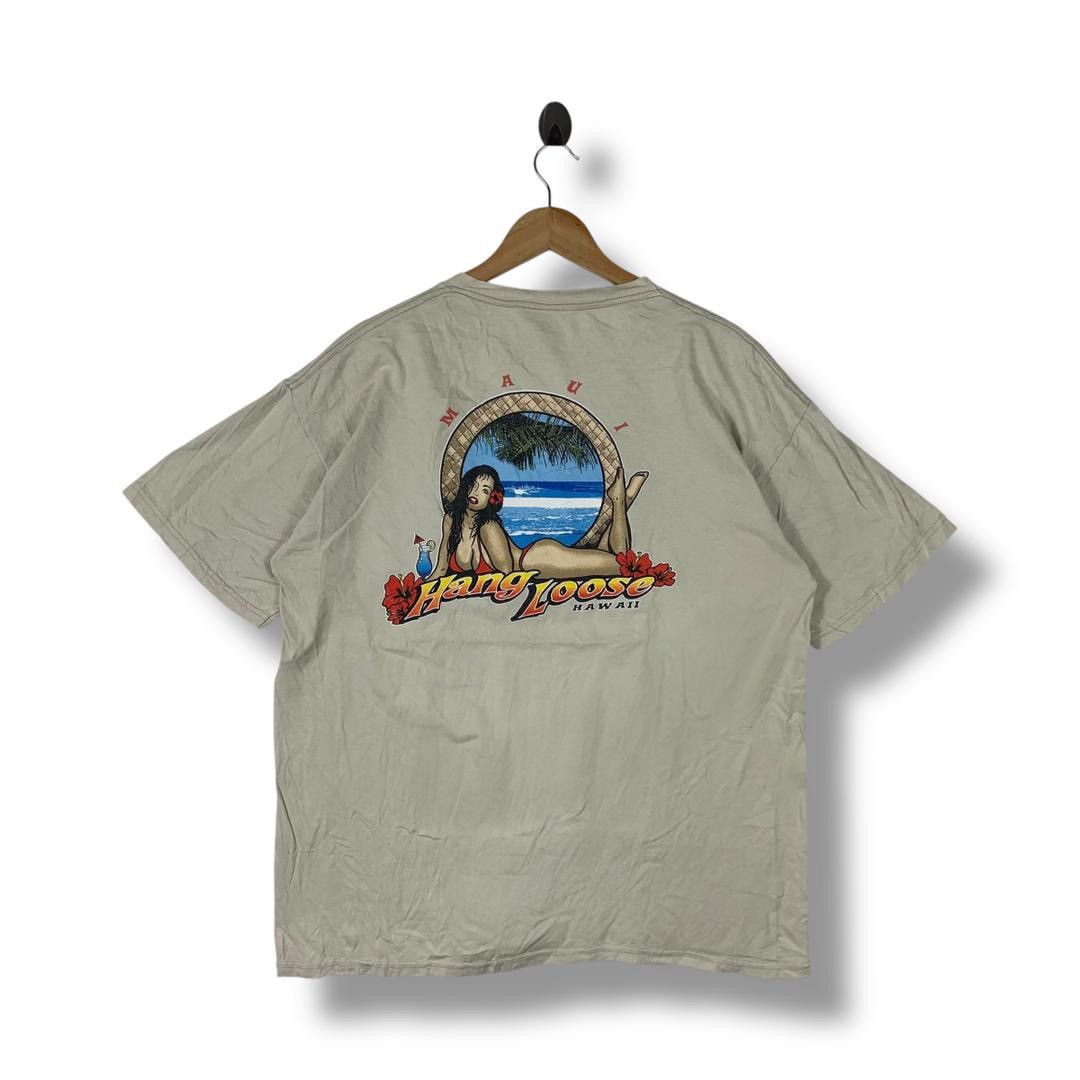 Jerzees Vintage HANG LOOSE HAWAII printed tee Size US L / EU 52-54 / 3 - 1 Thumbnail