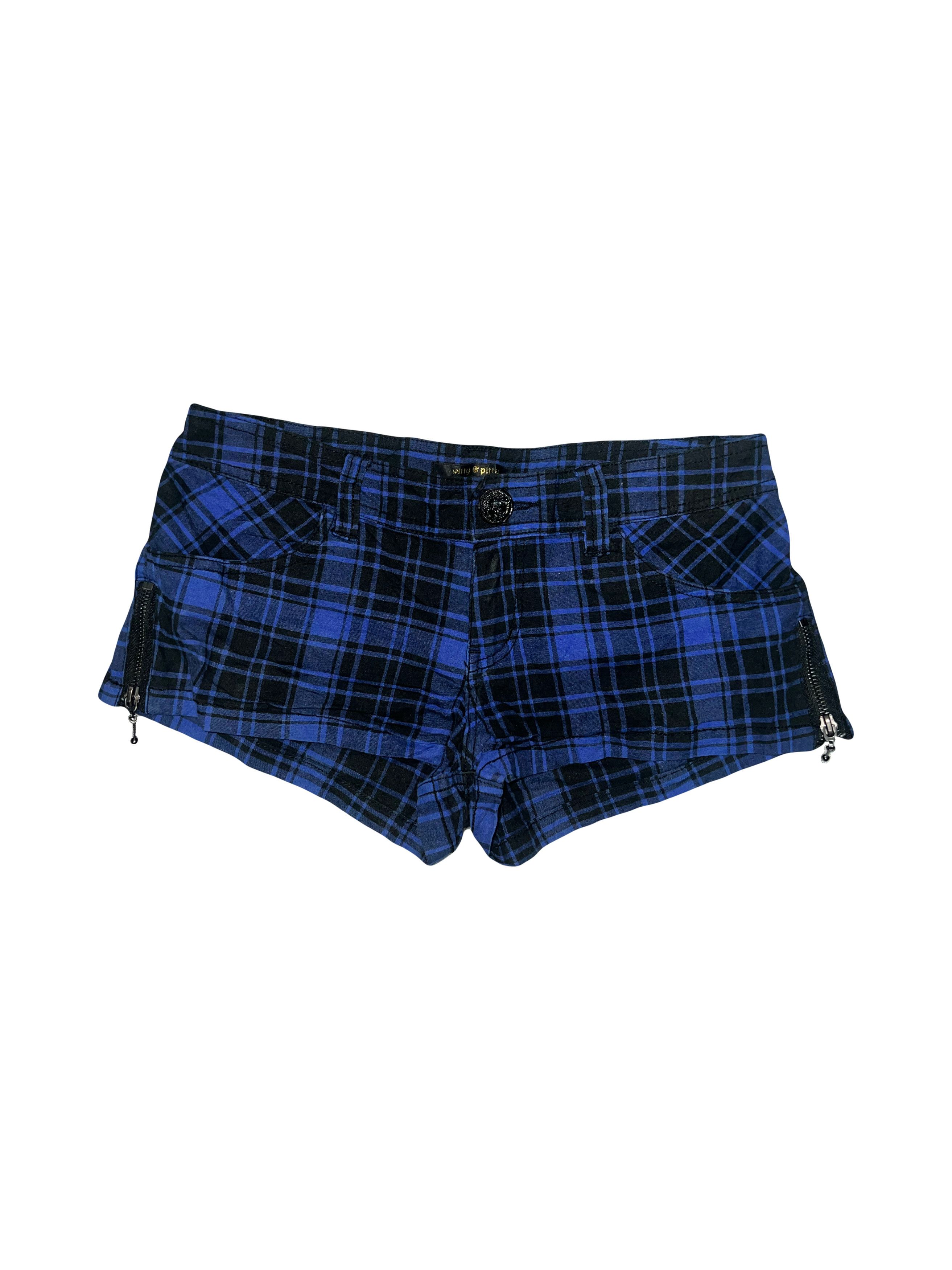 Japanese Brand Japanese tartan shorts Size 26" / US 2 / IT 38 - 1 Thumbnail