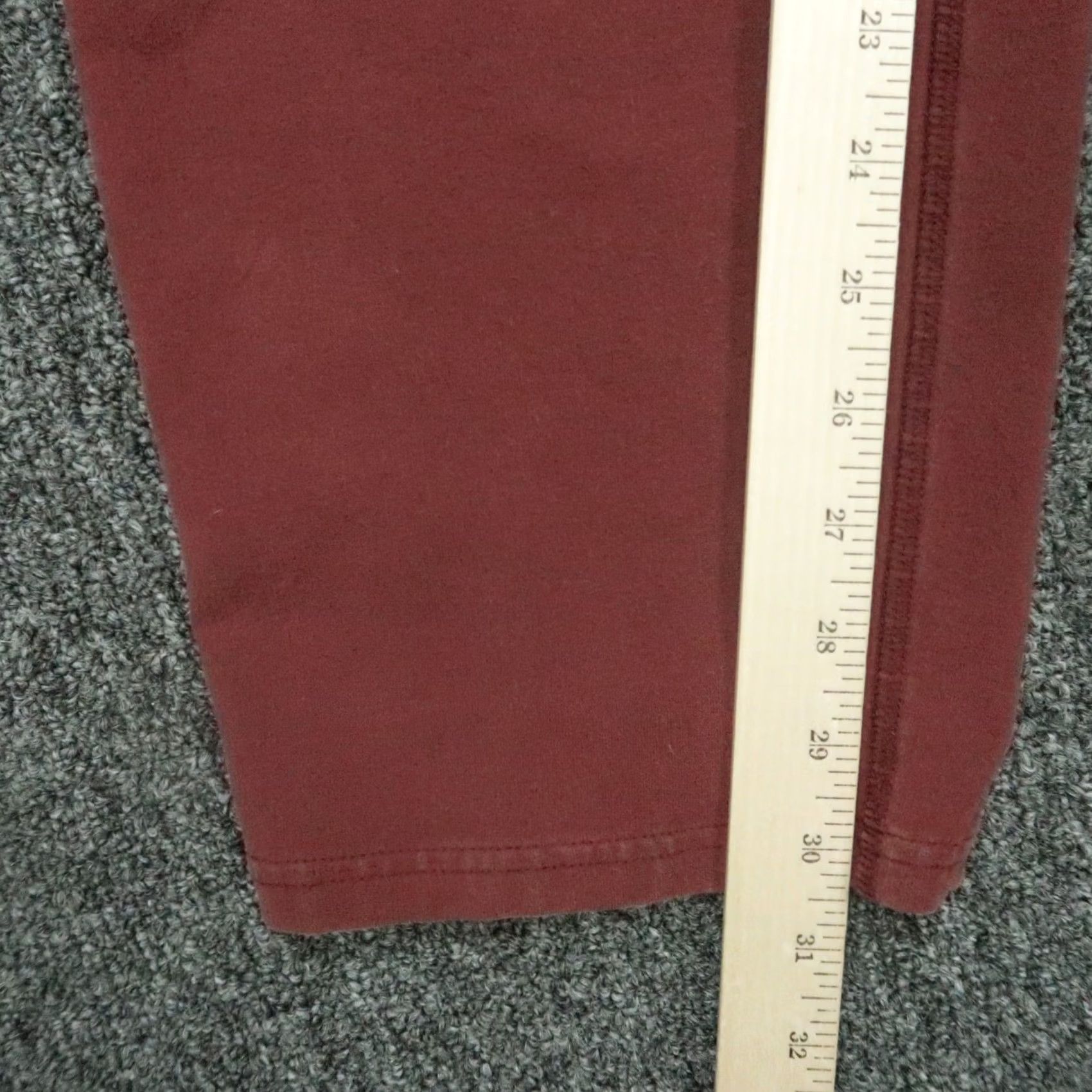 Vintage Mack Weldon Pants Mens 2XL Red Athletic Tapered Jogger Pockets Zip Pocket Inseam 31in Elastic Waist Casual Activewear Shirtless? Size US 39 - 7 Thumbnail