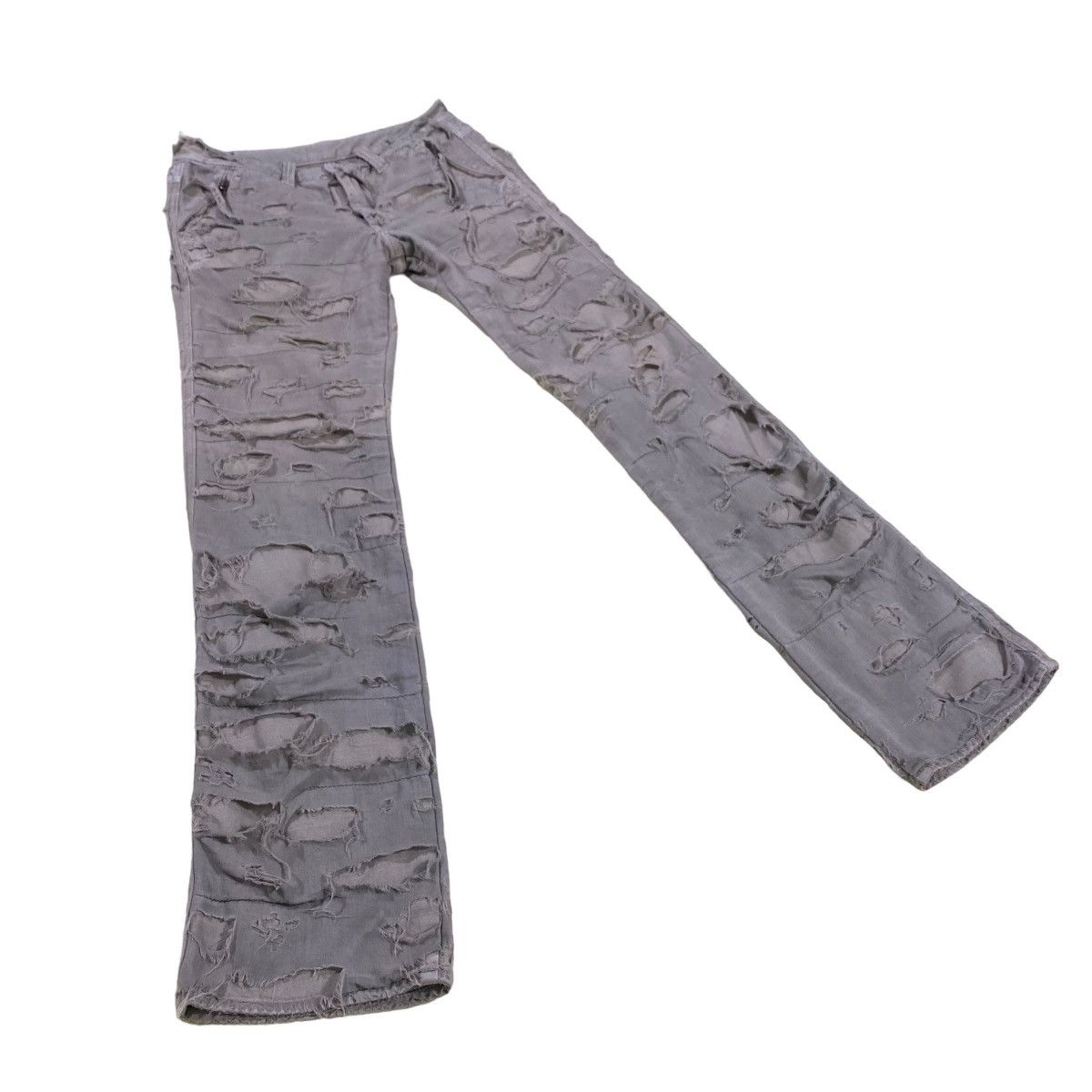 If Six Was Nine × Le Grande Bleu (L.G.B.) × PPFM Vintage Bartack Distressed Pants S Size Size US 28 / EU 44 - 2 Thumbnail
