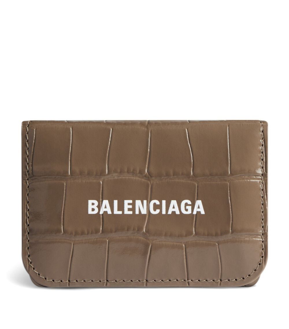 Balenciaga o1w1db10925 Size: OS / Cash Mini Wallet in Green Size ONE SIZE - 1 Thumbnail