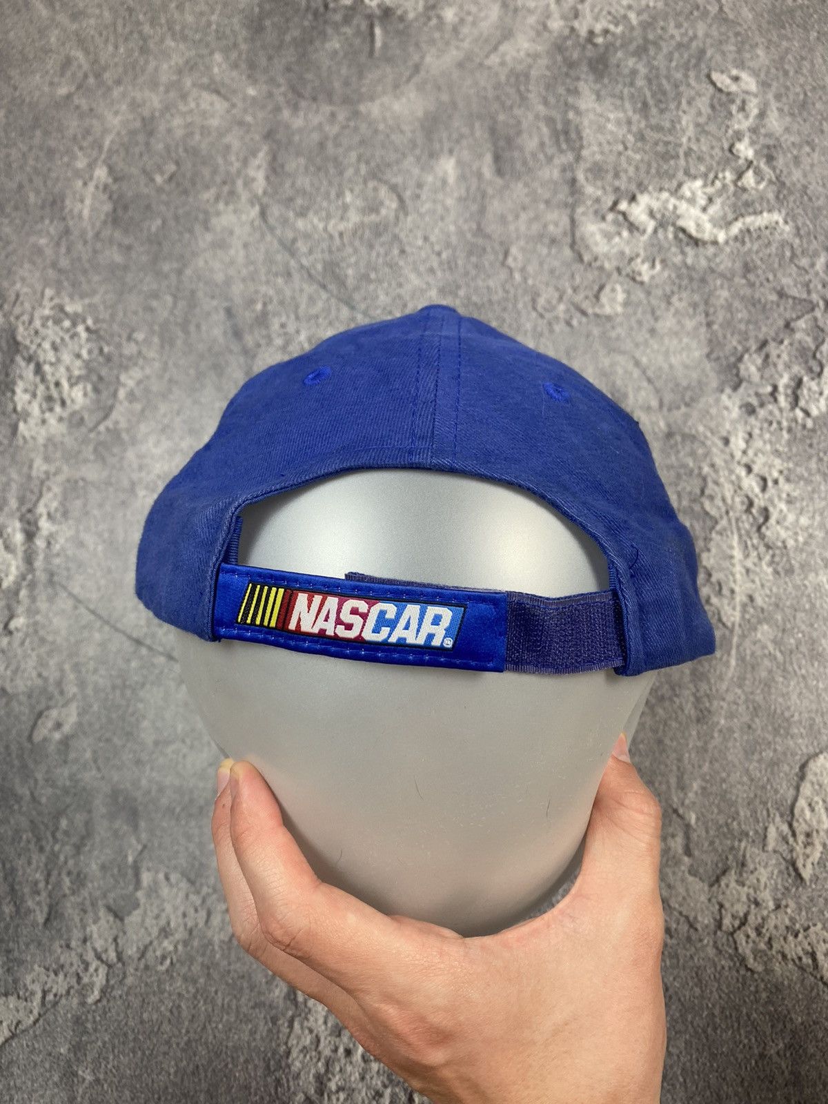NASCAR Y2K Ford Racing NASCAR Blue Cap VTG Size ONE SIZE - 6 Thumbnail