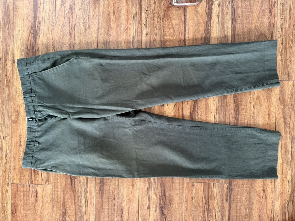 A.P.C. A.P.C. Olive Green Trousers (Size 32) Size US 32 / EU 48 - 3 Thumbnail
