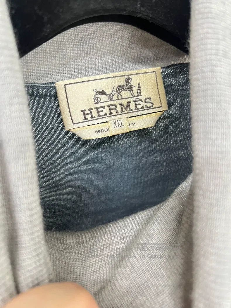 Hermes Hermes High-neck cashmere knitted sweater Size US XXL / EU 58 / 5 - 3 Thumbnail