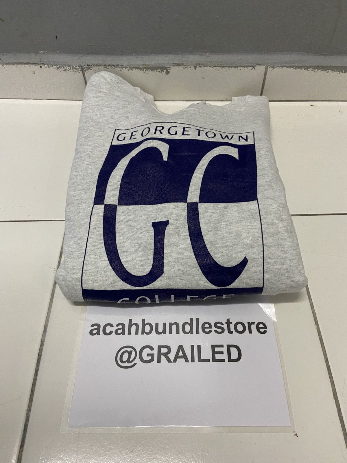 Vintage VINTAGE GEORGETOWN COLLEGE CREWNECK SWEATSHIRT Size US XL / EU 56 / 4 - 11 Thumbnail