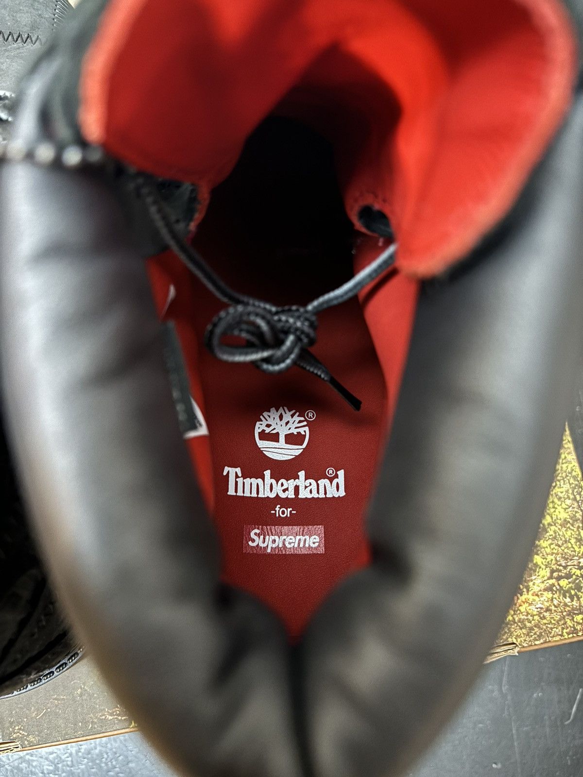 Supreme × Timberland Timberland 6 Inch Boots Supreme Patchwork Black Size US 9 / EU 42 - 7 Thumbnail